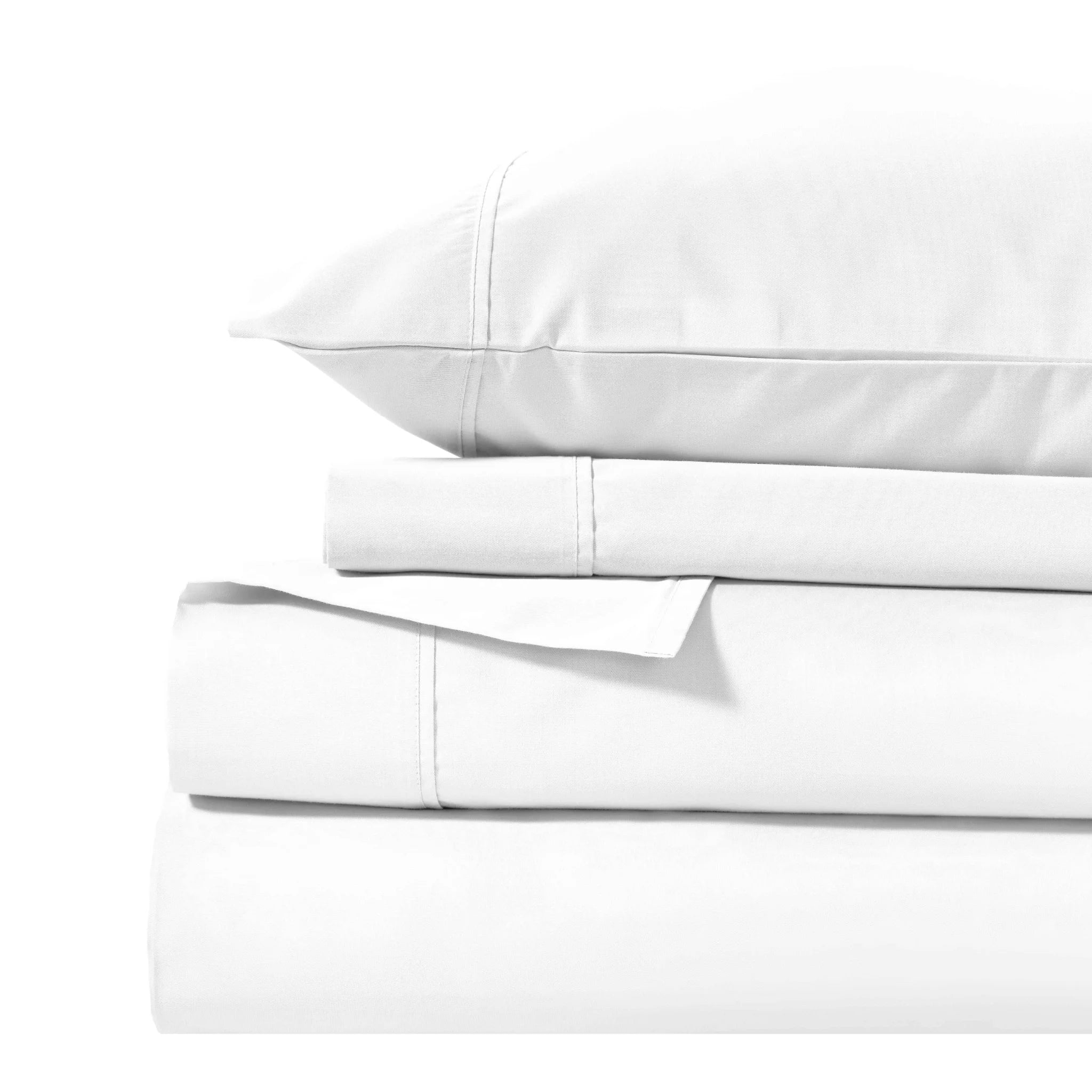 1000 Thread Count Cotton Rich Solid Deep Pocket Bed Sheet Set