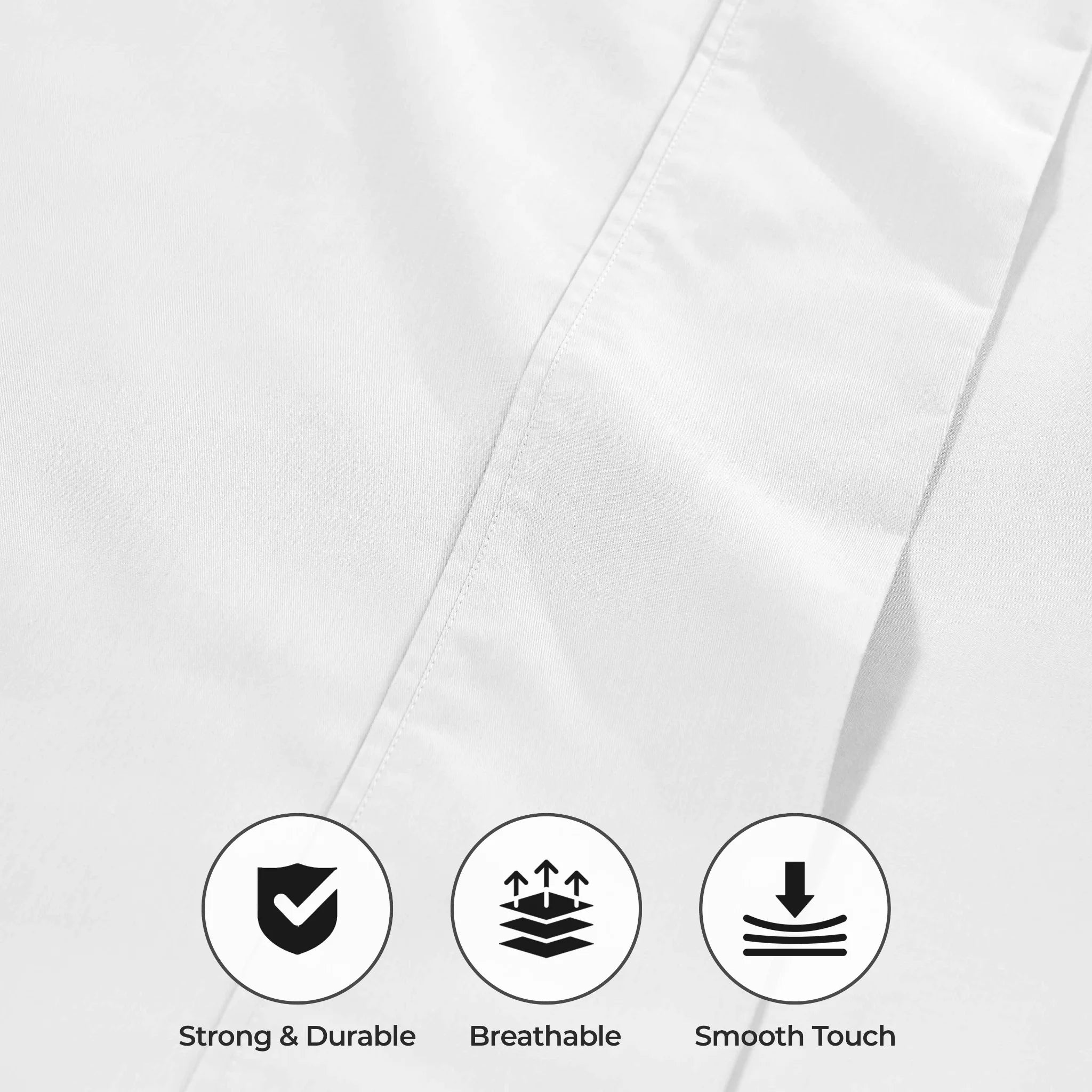 1000 Thread Count Cotton Rich Solid Deep Pocket Bed Sheet Set