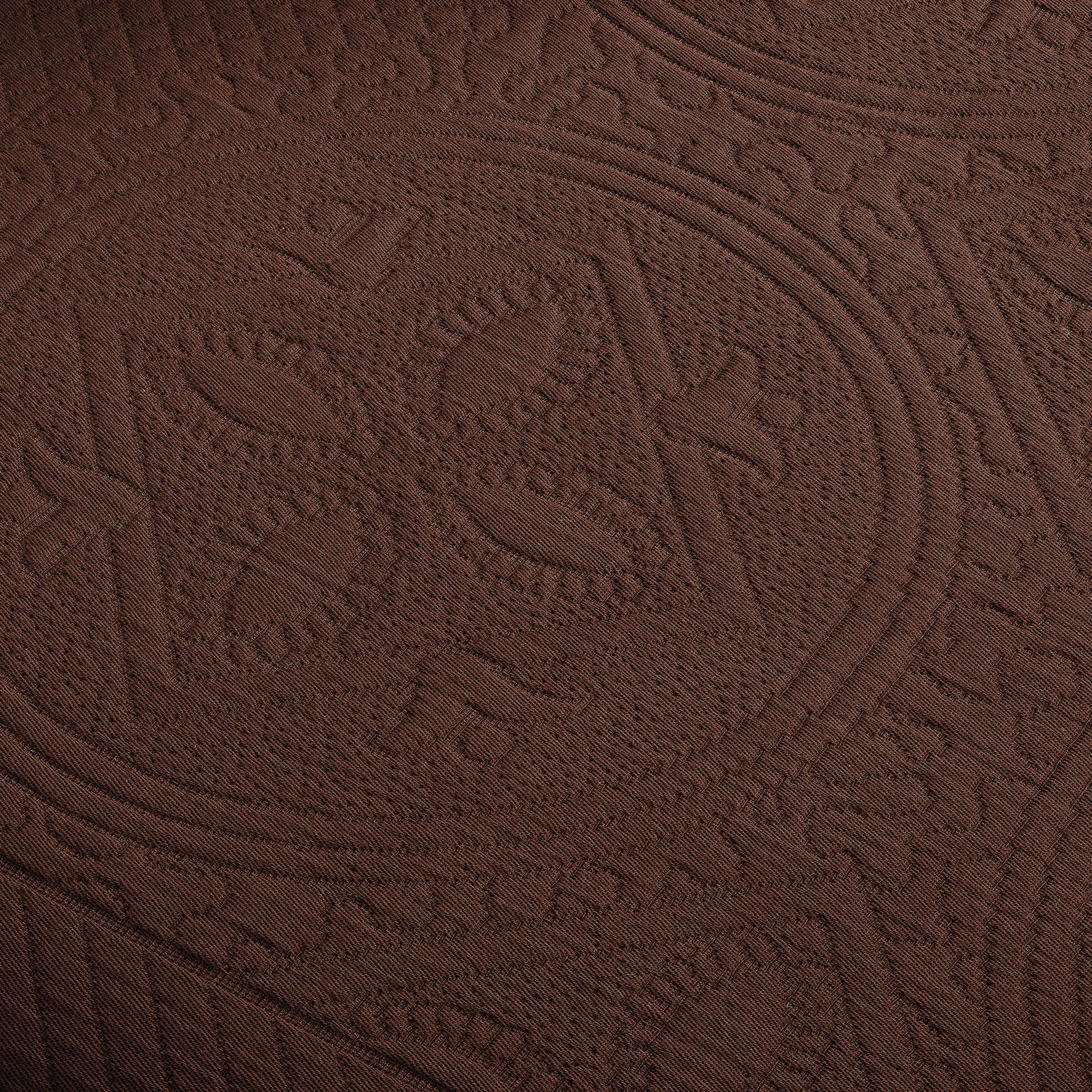 Celtic Circle Jacquard Matelasse Cotton Bedspread Set - Blue Nile Mills