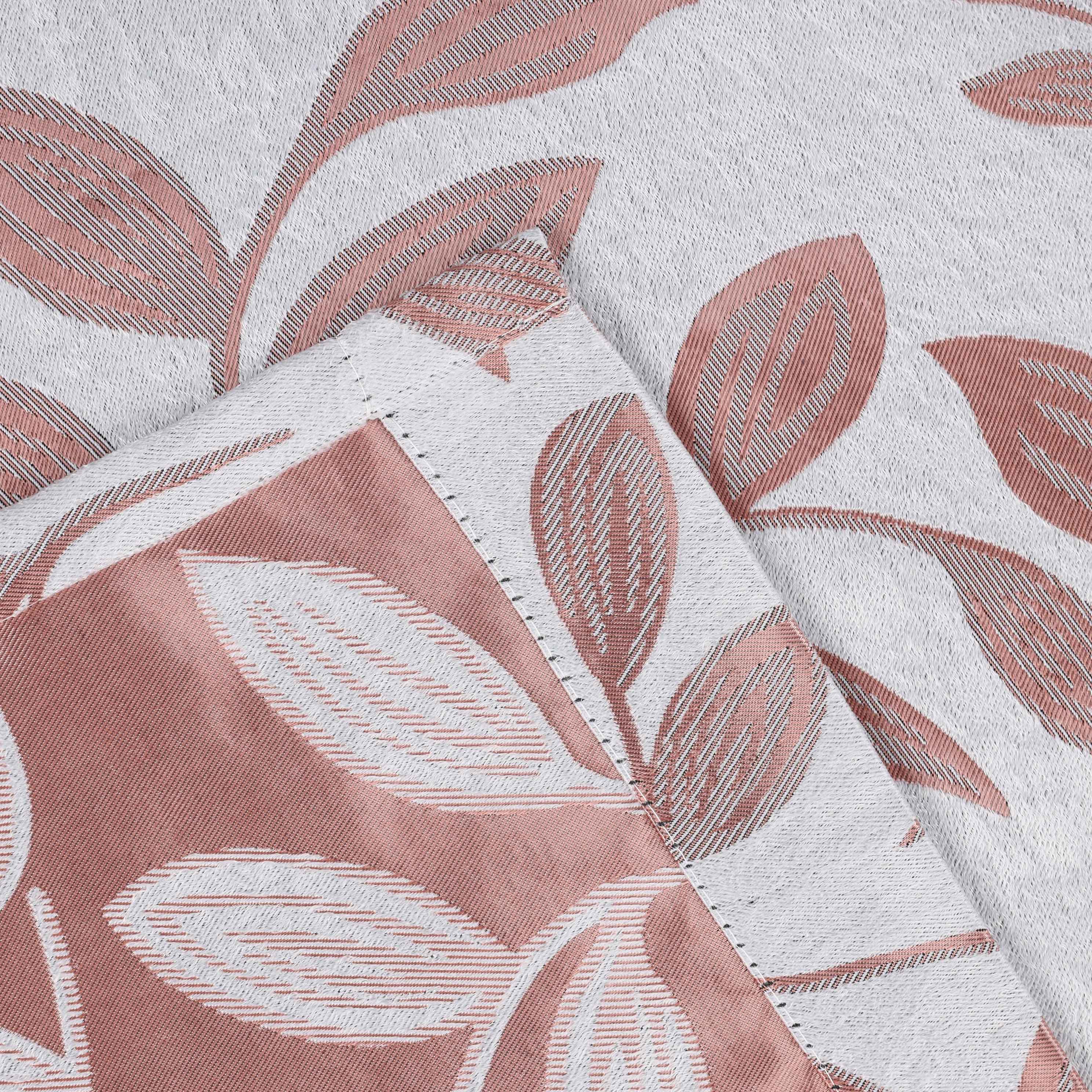 Leaves Rod Pocket Room Darkening Blackout Curtains, Set of 2 - Blue Nile Mills