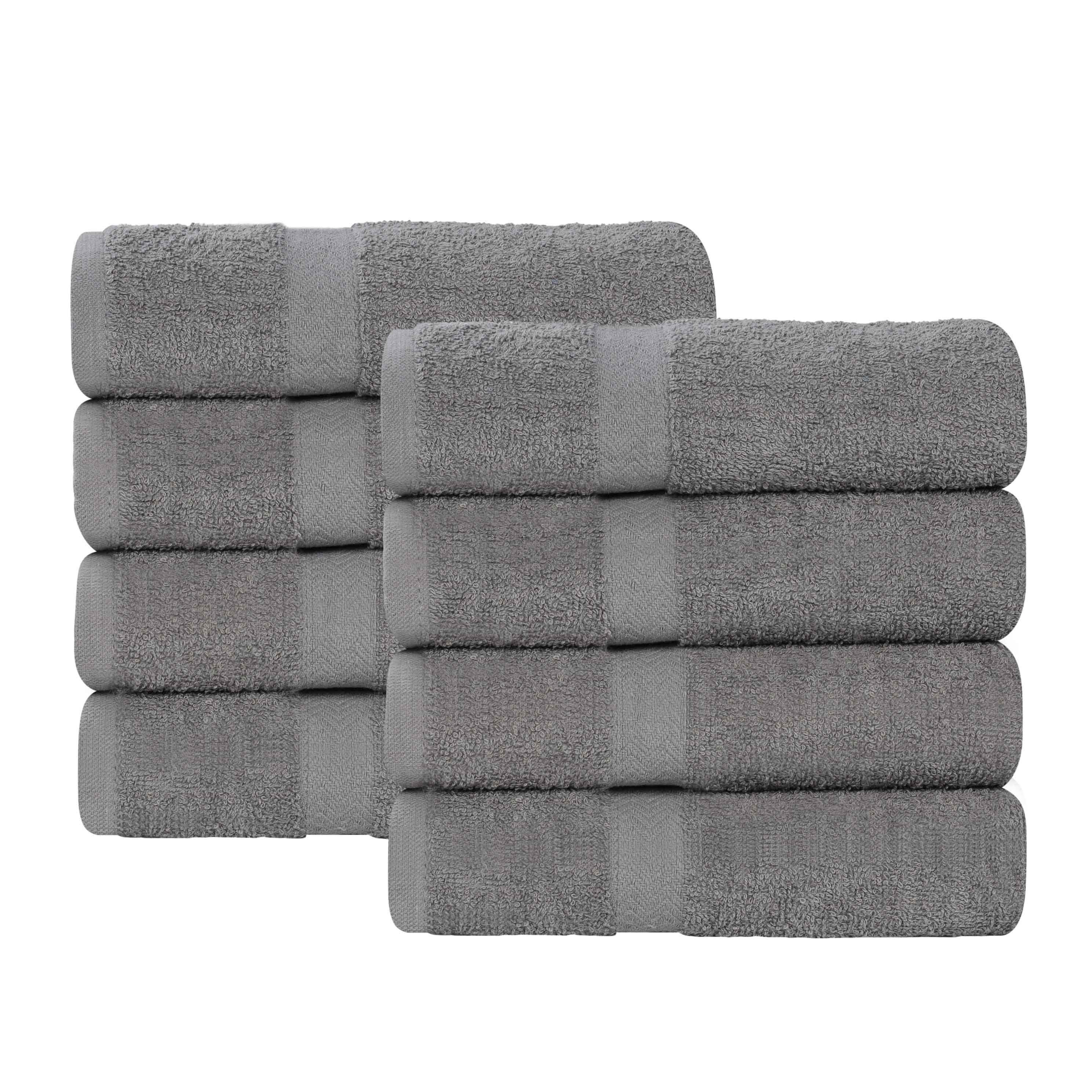 Franklin Cotton Eco Friendly 8 Piece Hand Towel Set - Blue Nile Mills