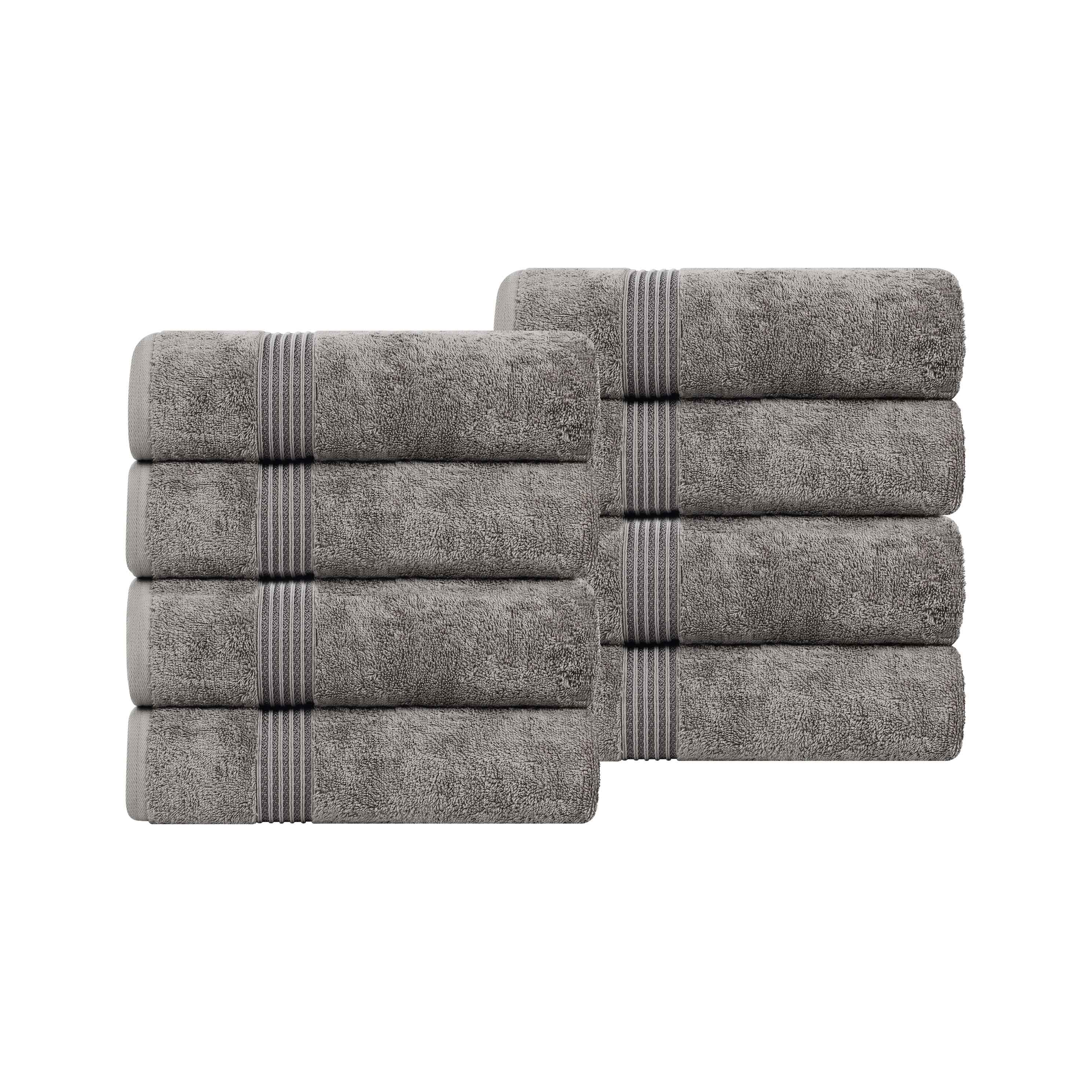 Heritage Egyptian Cotton Hand Towel Set of 8 - Blue Nile Mills