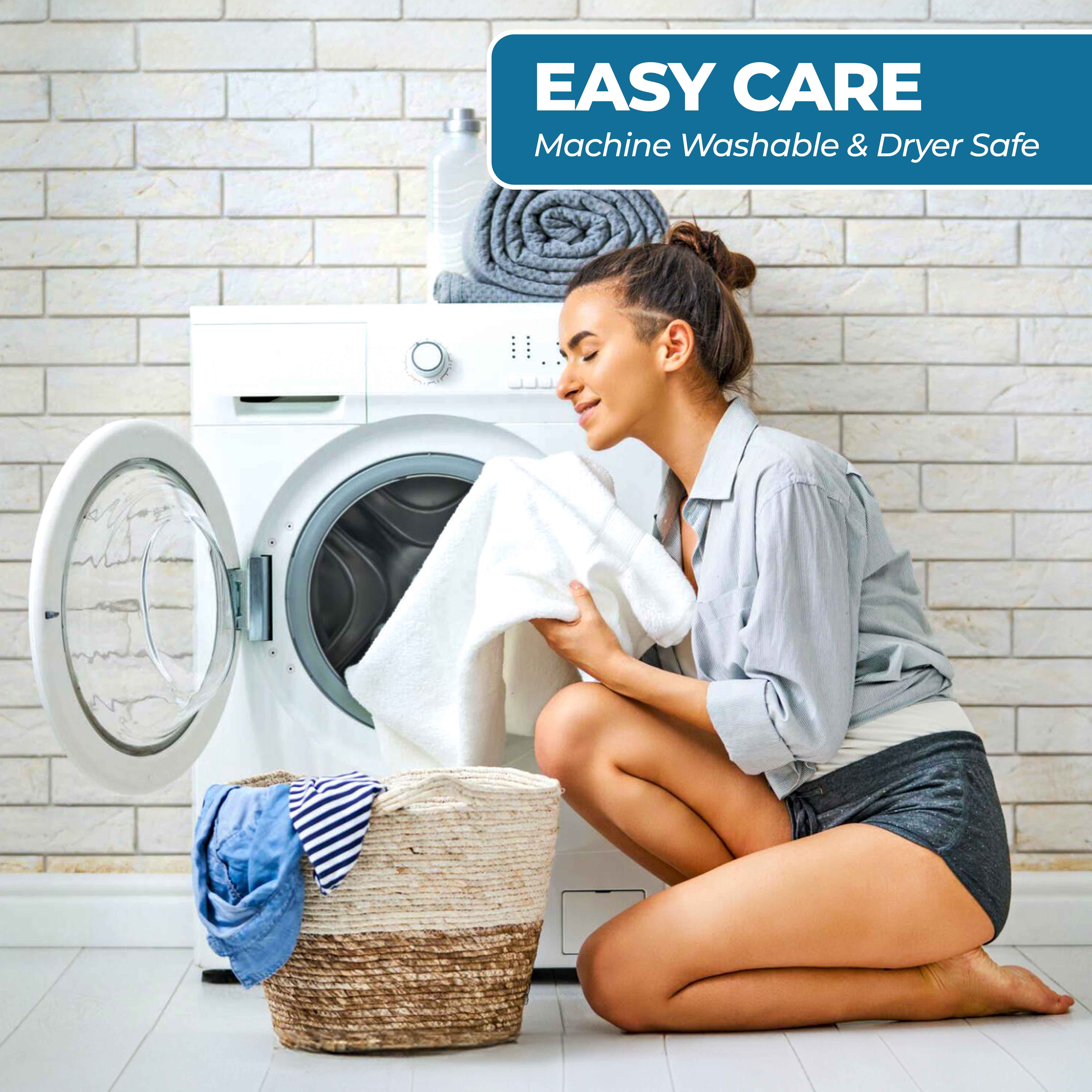 Ultra-Soft Cotton Absorbent Quick-Drying 12 Piece Assorted Towel Set - Blue Nile Mills