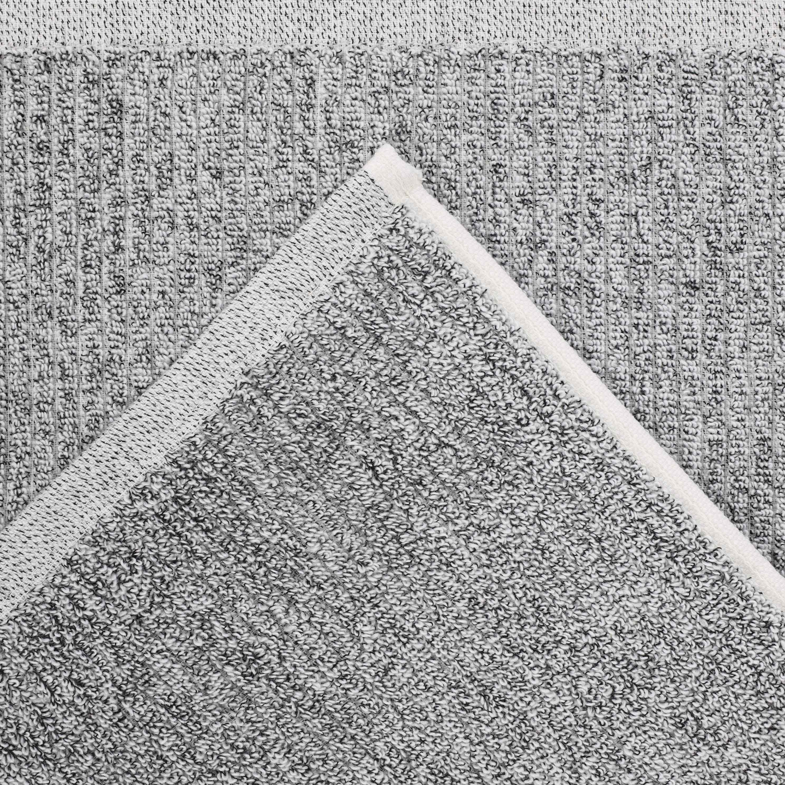 Destin Cotton Blend Solid Ribbed Design Bath Sheets, Set of 2 - Blue Nile Mills