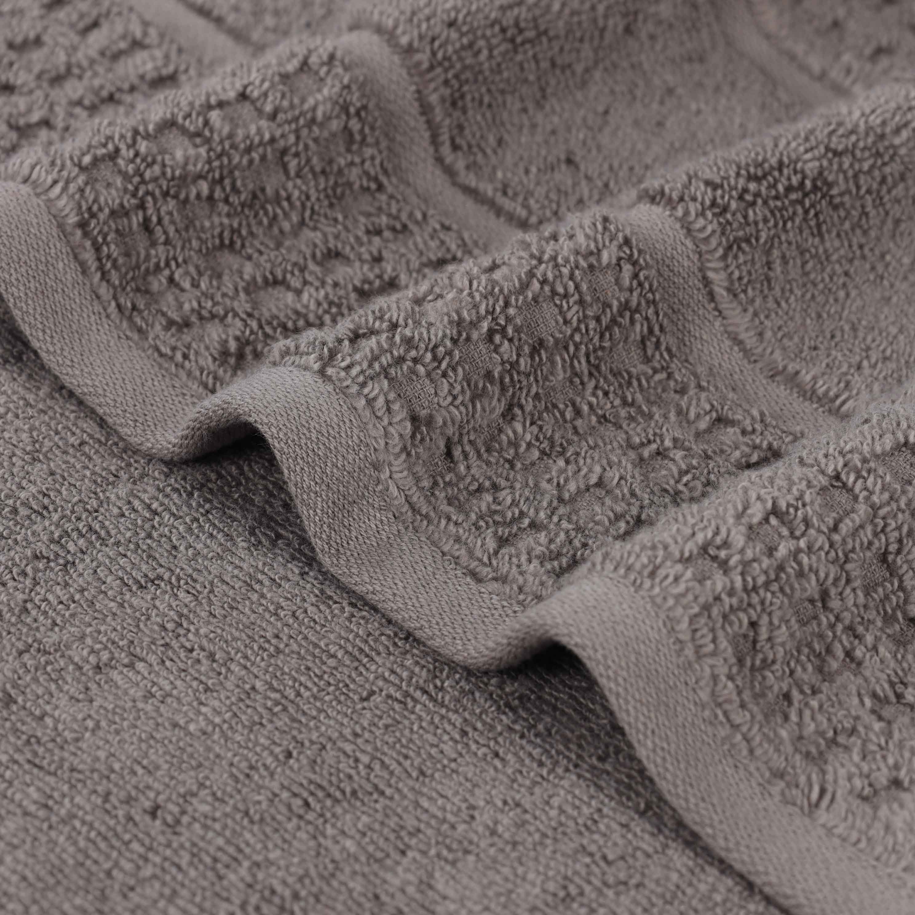 Zero Twist Cotton Waffle Honeycomb Soft Absorbent 8-Piece Towel Set - Blue Nile Mills