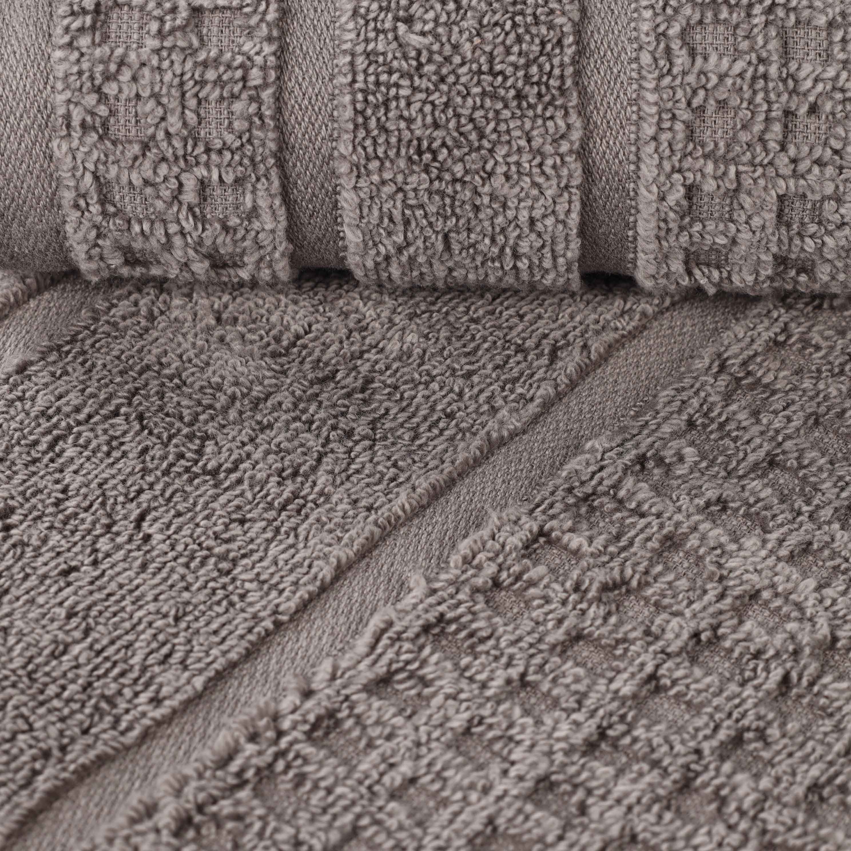 Zero Twist Cotton Waffle Honeycomb Soft Absorbent 12-Piece Towel Set - Blue Nile Mills