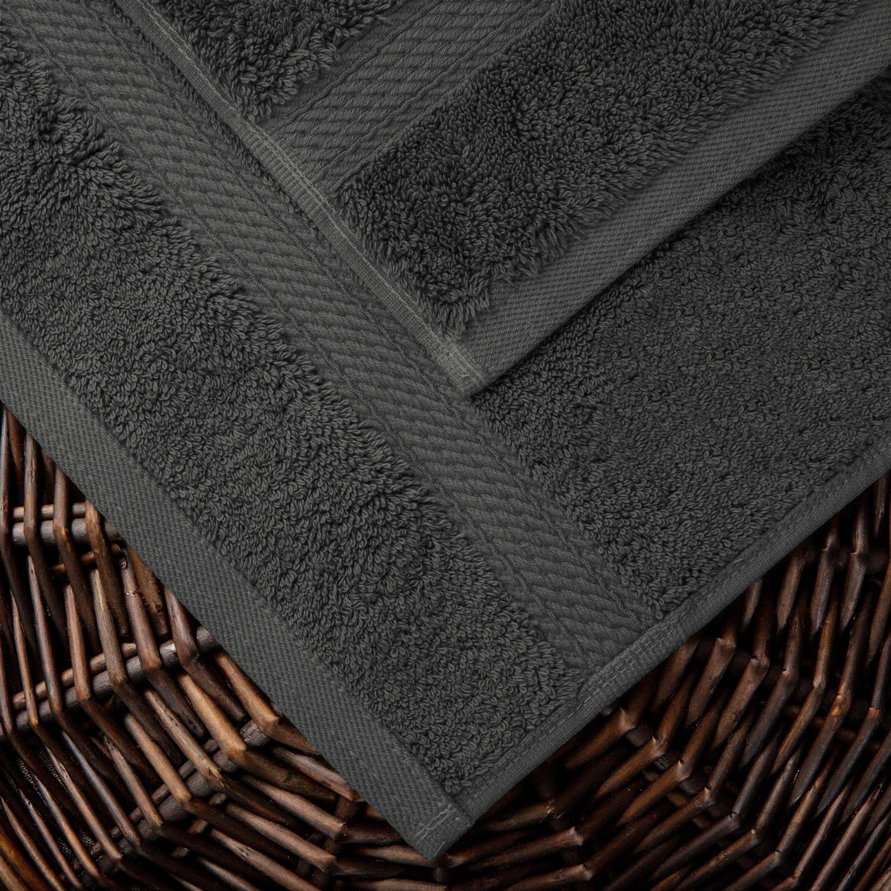 Egyptian Cotton Plush Heavyweight Absorbent Luxury 10 Piece Towel Set - Blue Nile Mills