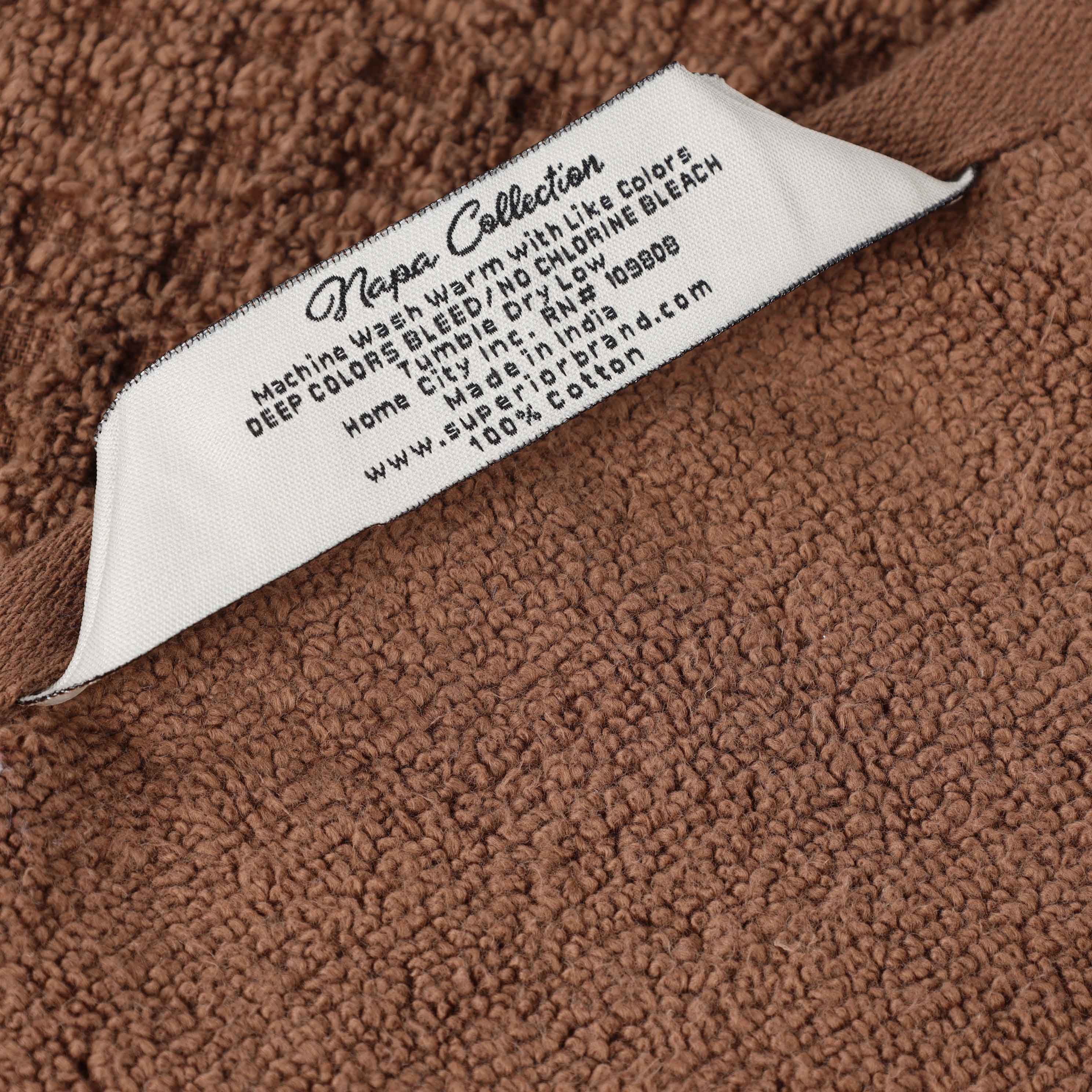 Zero Twist Cotton Waffle Honeycomb Soft Absorbent 8-Piece Towel Set - Blue Nile Mills