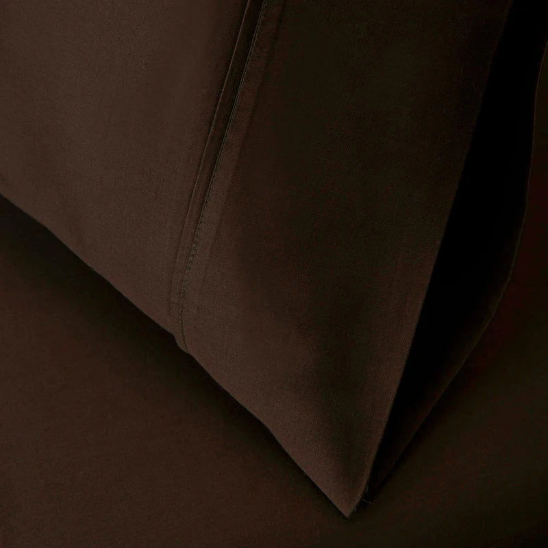 Egyptian Cotton 530 Thread Count 2 Piece Solid Pillowcases - Blue Nile Mills