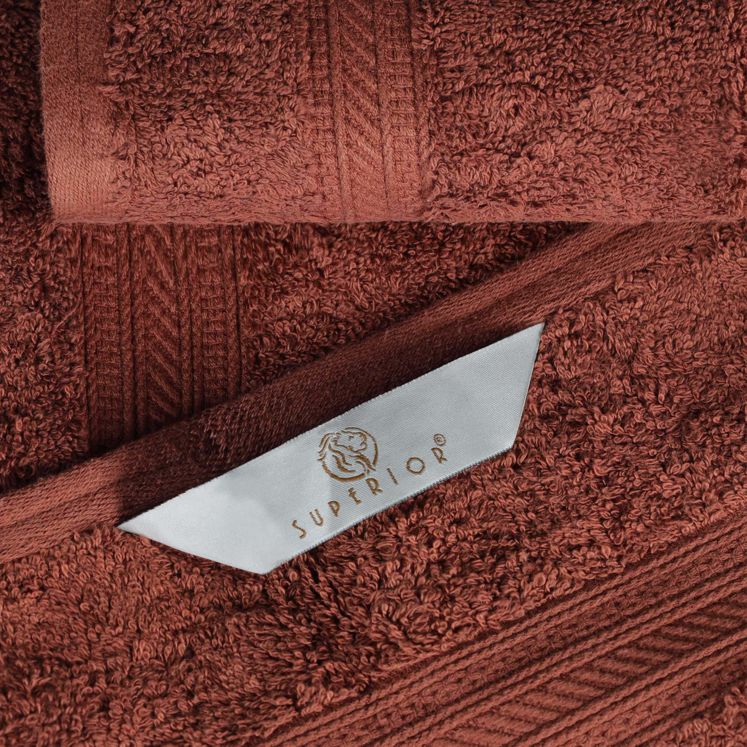 Atlas Cotton Plush Absorbent Heavyweight Luxury Hand Towel Set of 6 - Blue Nile Mills