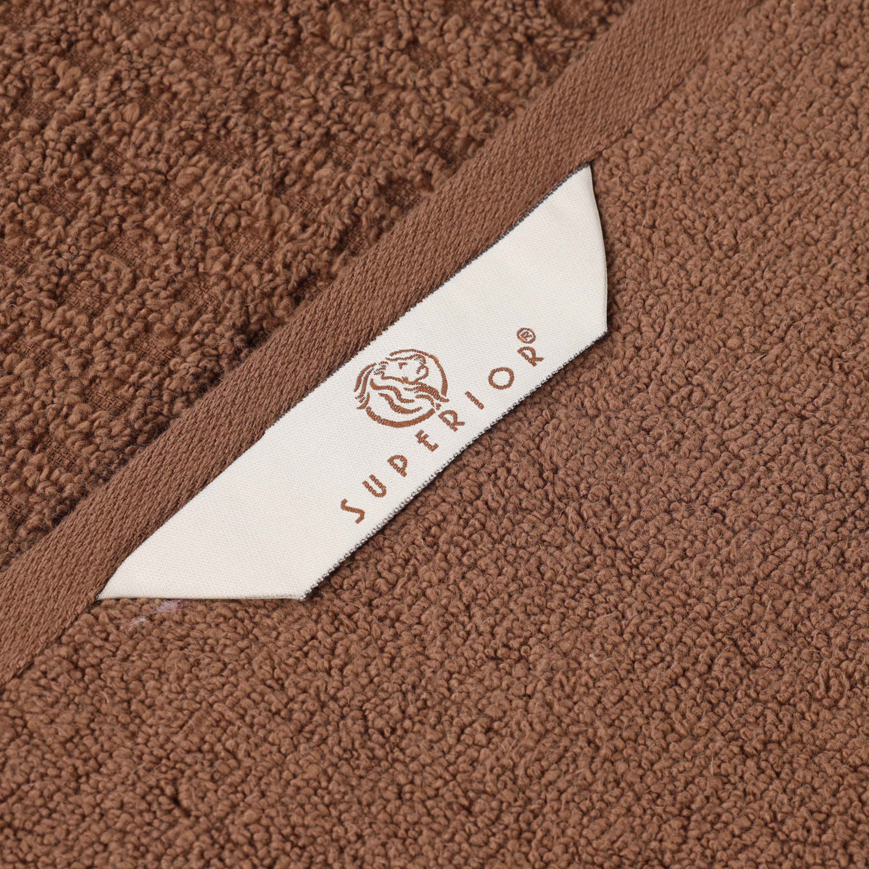 Zero Twist Cotton Waffle Honeycomb Soft Absorbent 8-Piece Towel Set - Blue Nile Mills