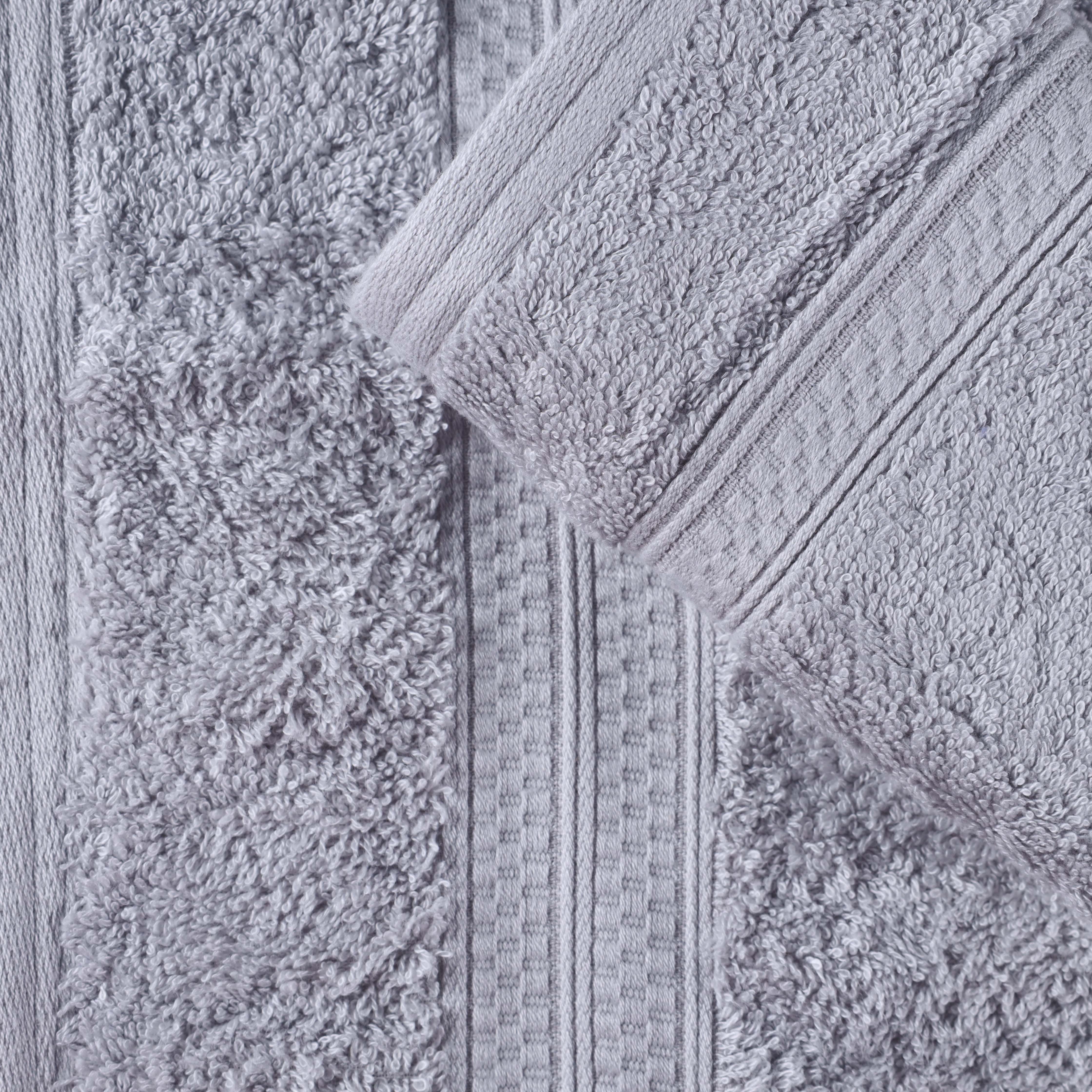 Rayon from Bamboo Blend Solid 6 Piece Hand Towel Set - Blue Nile Mills