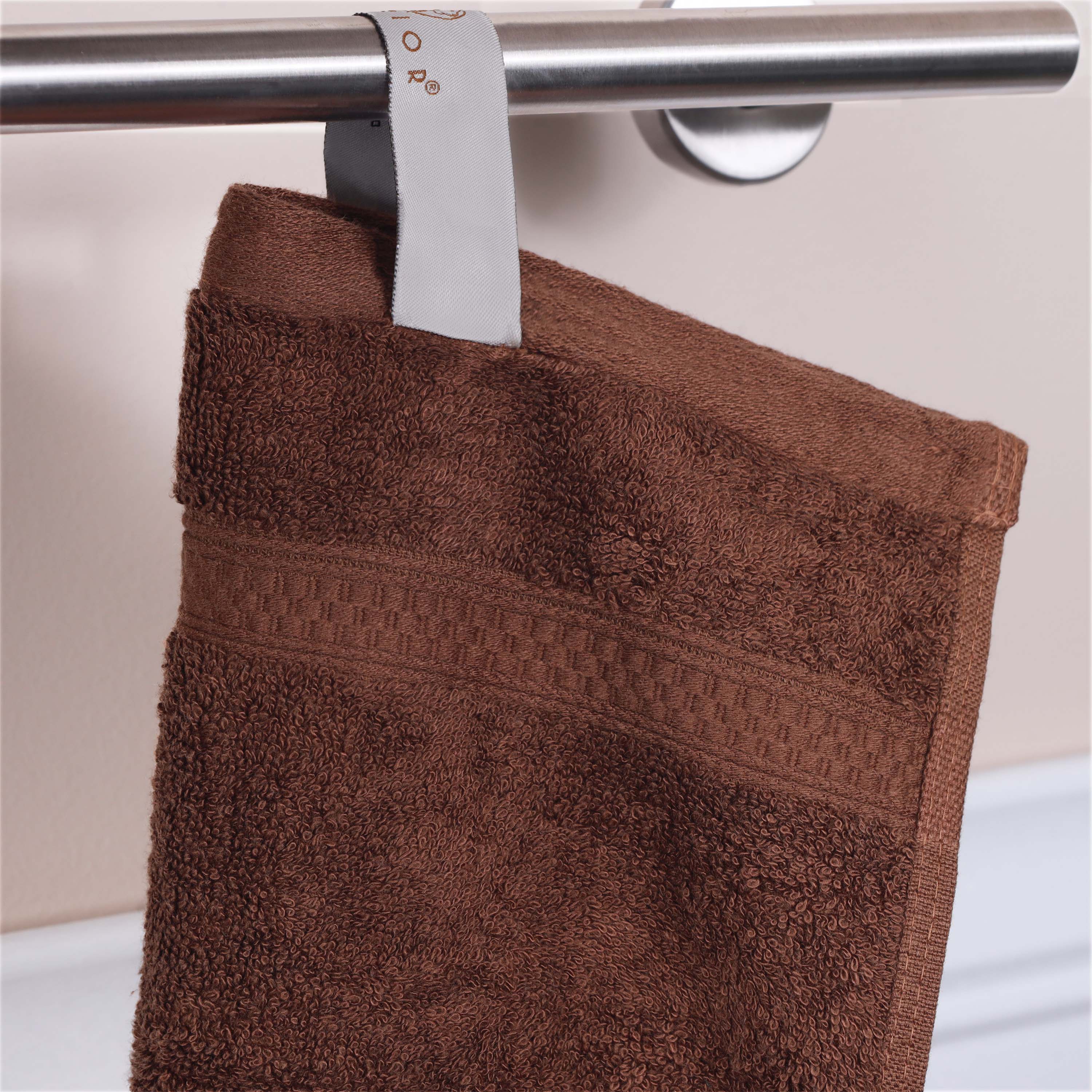 Rayon from Bamboo Blend Solid 6 Piece Hand Towel Set - Blue Nile Mills