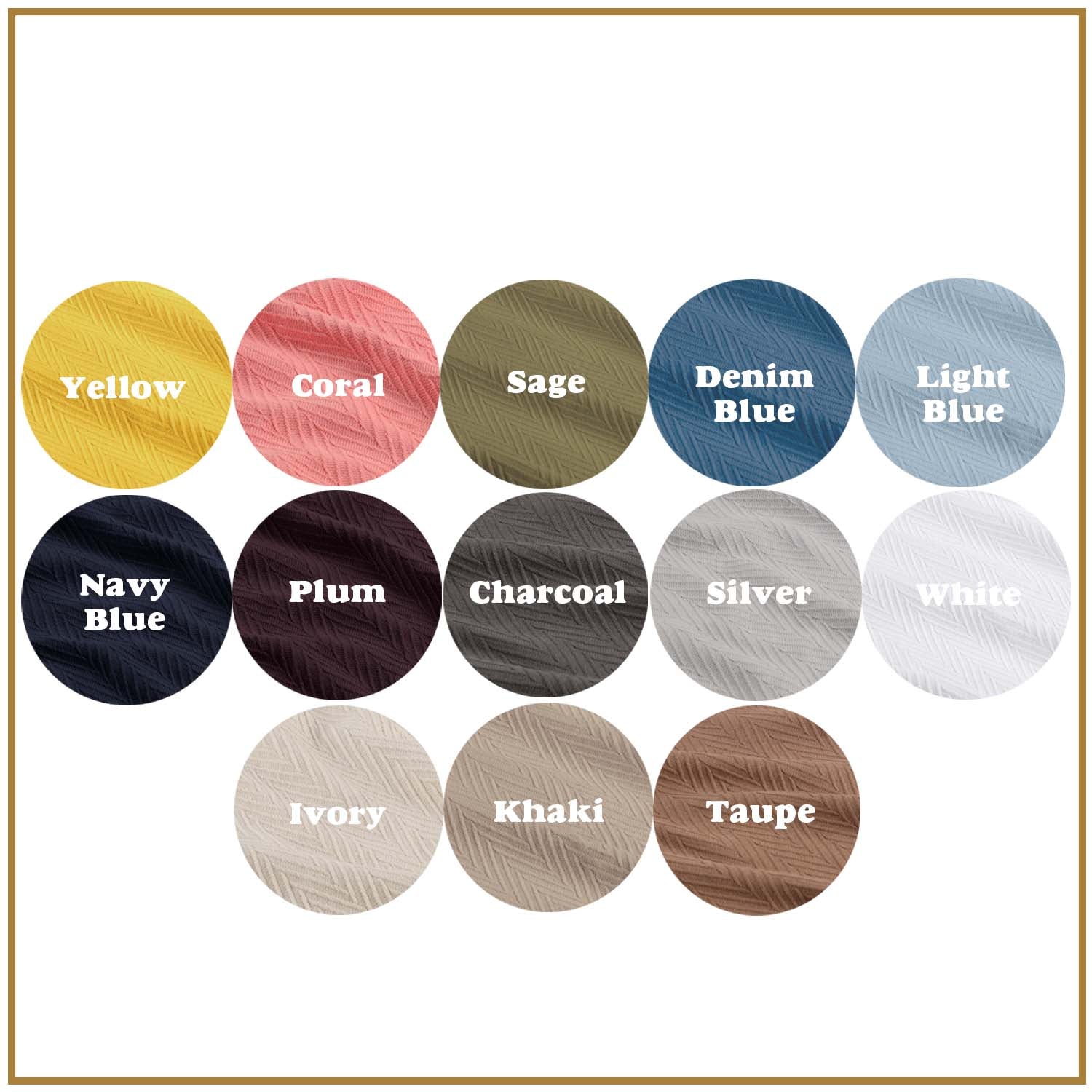 All-Season Chevron Cotton Bed Blanket & Sofa Throw - Blue Nile Mills