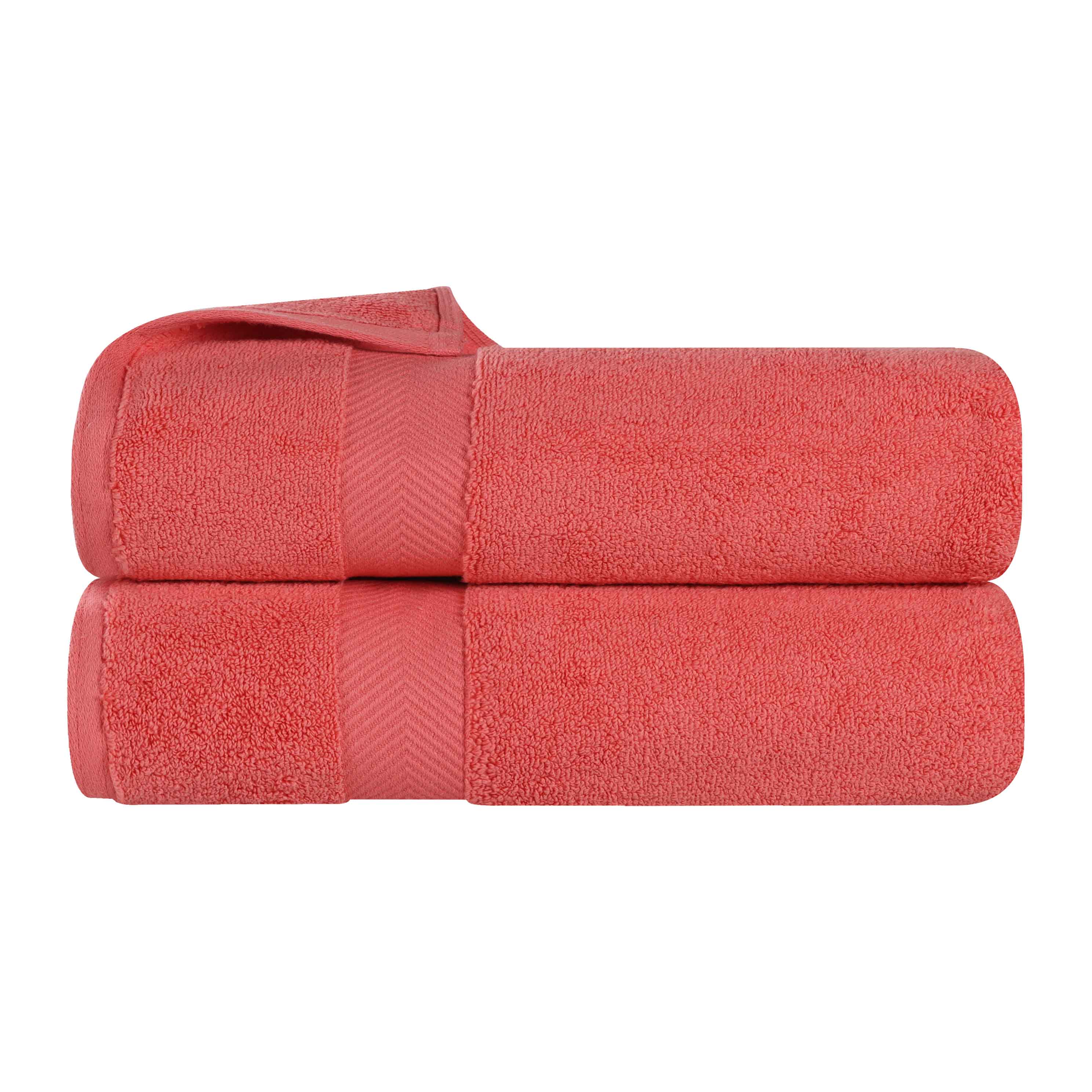 Zero Twist Cotton 2 Piece Bath Towel Set - Blue Nile Mills