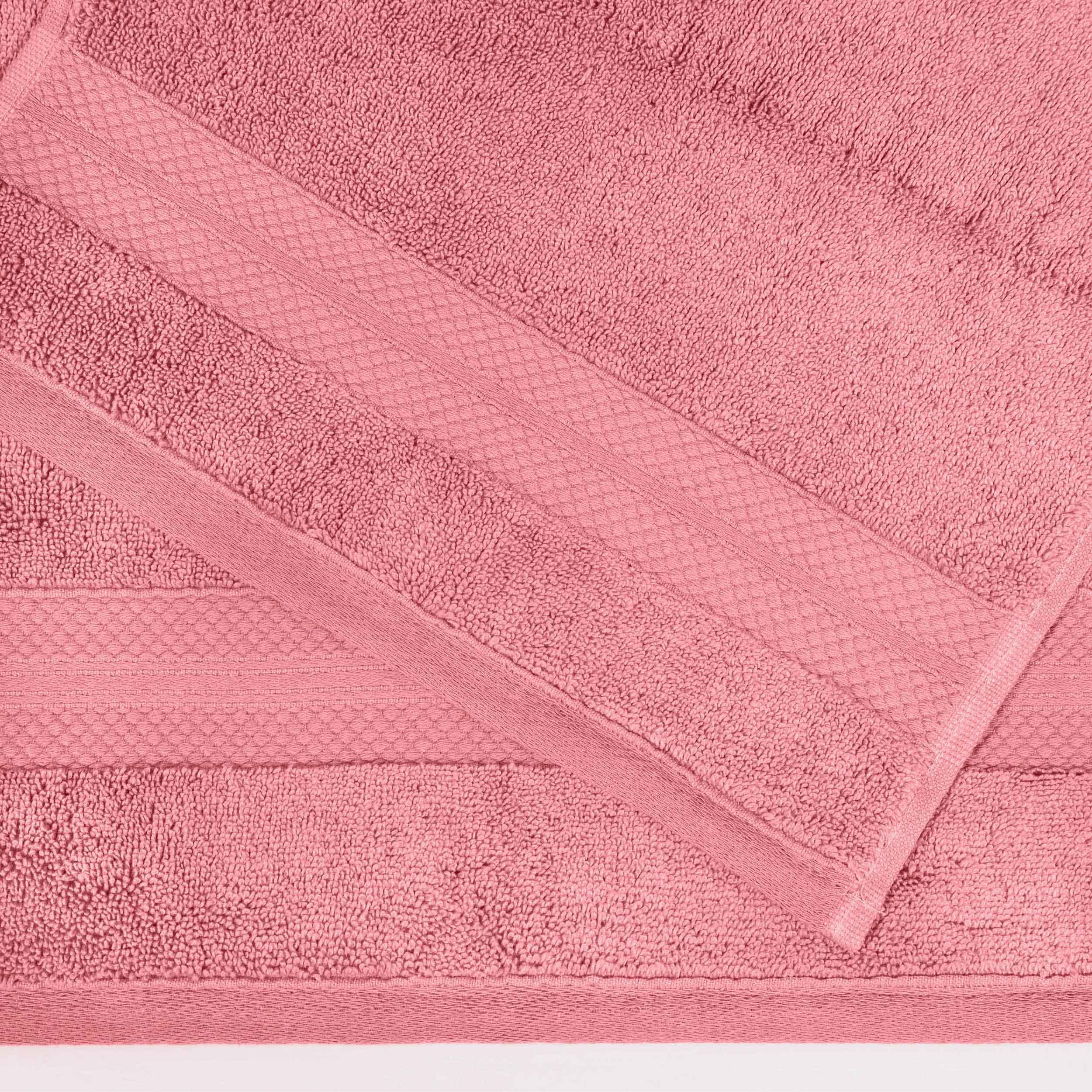 Turkish Cotton Absorbent Ultra-Plush Solid 6 Piece Hand Towel Set - Blue Nile Mills