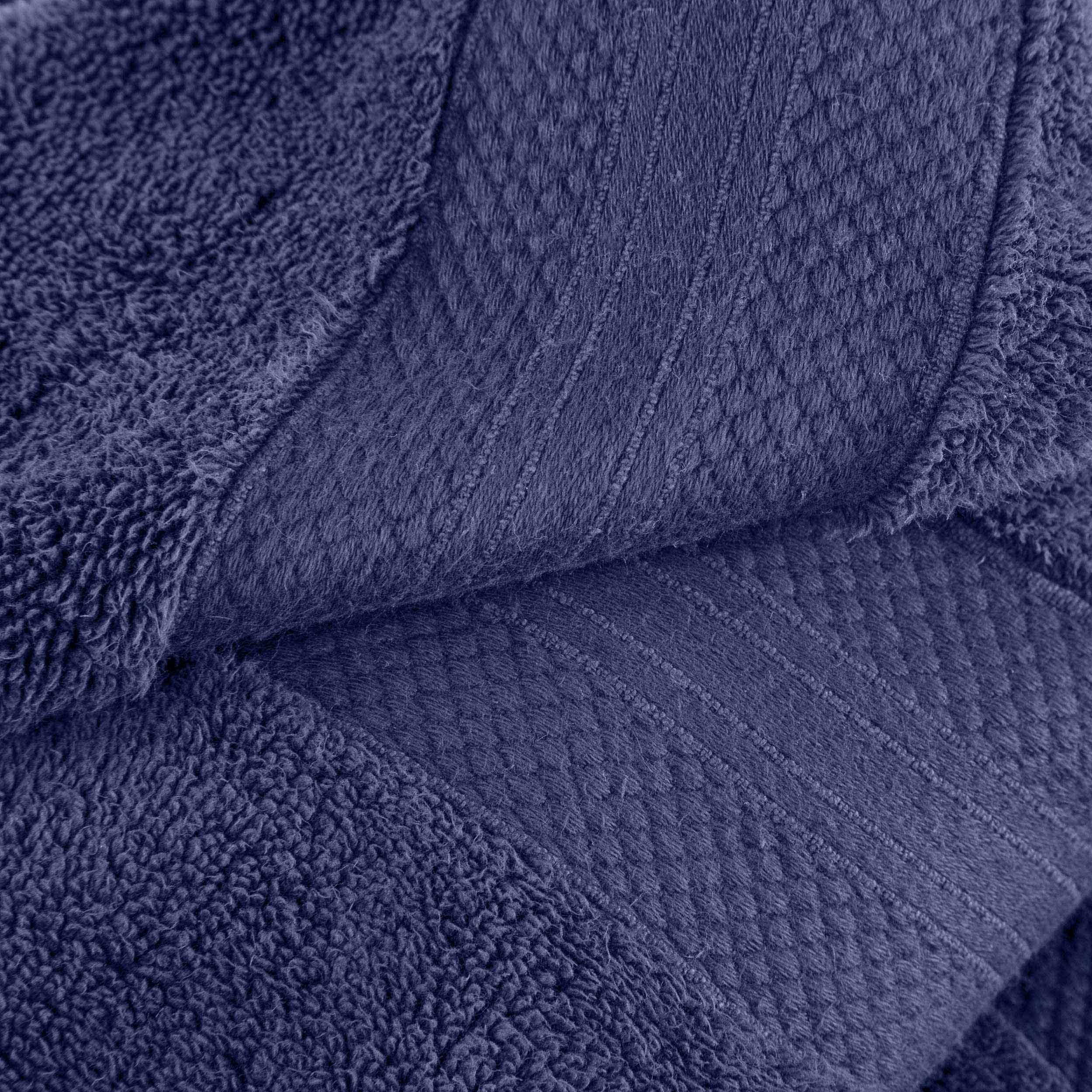 Turkish Cotton Absorbent Ultra-Plush Solid 2 Piece Bath Sheet Set - Blue Nile Mills
