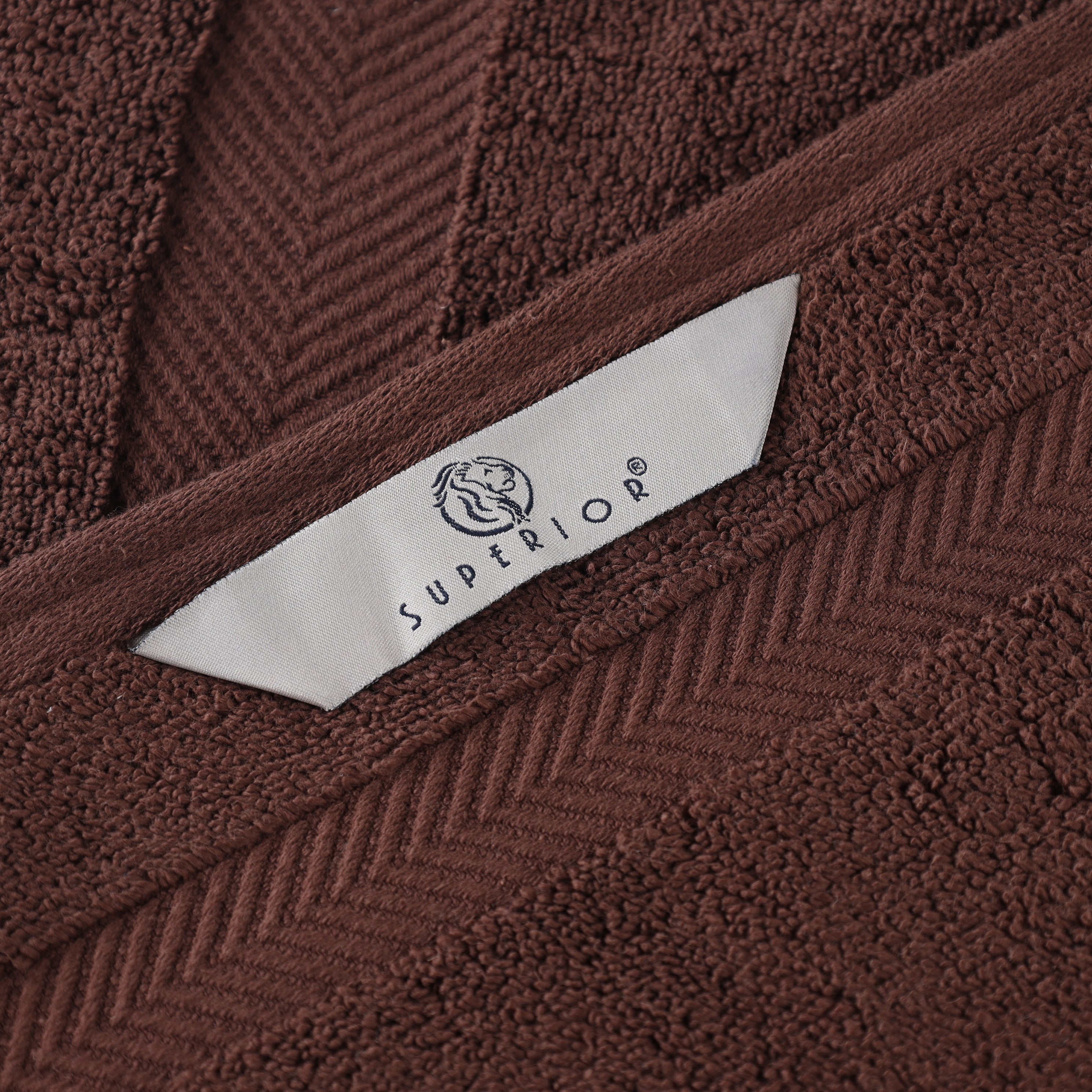 Zero Twist Cotton Solid Ultra-Soft Absorbent Hand Towel Set of 6 - Blue Nile Mills