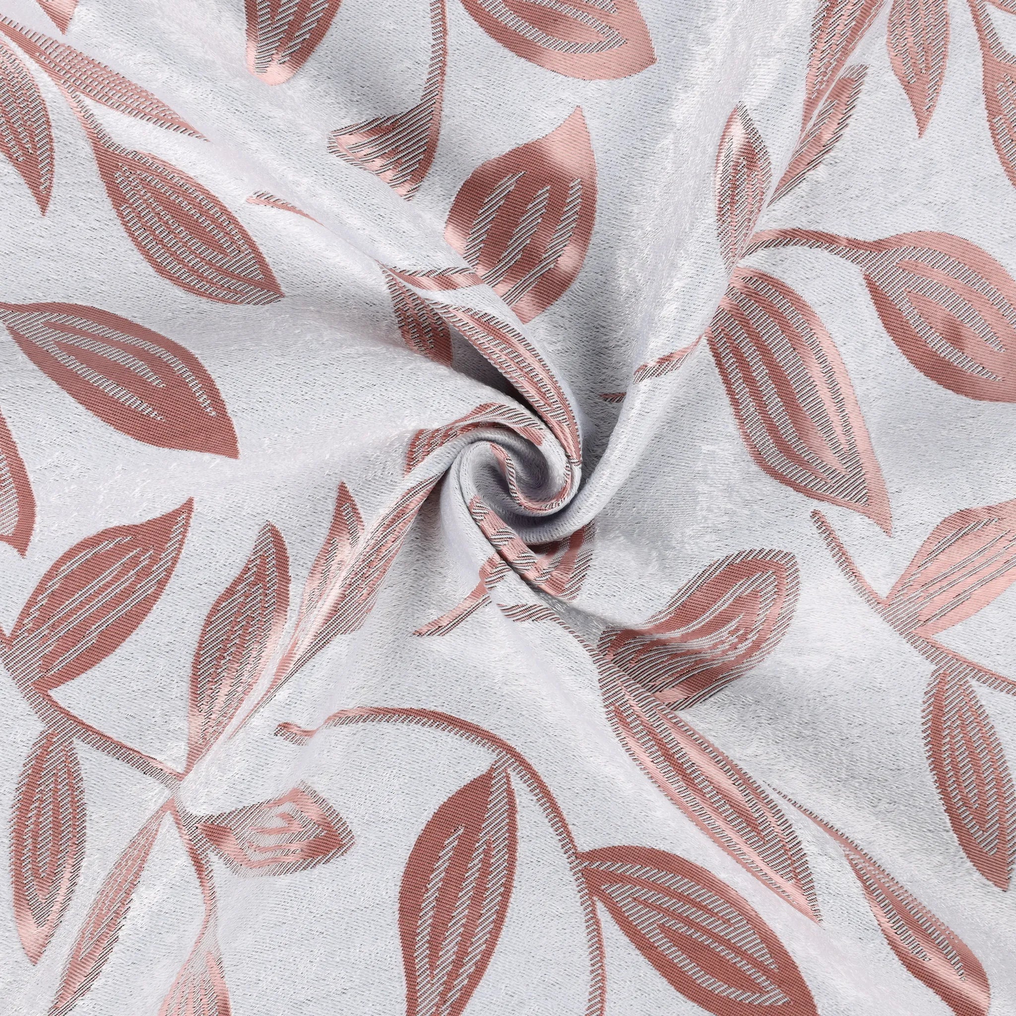 Leaves Machine Room Darkening Blackout Curtains, Set of 2