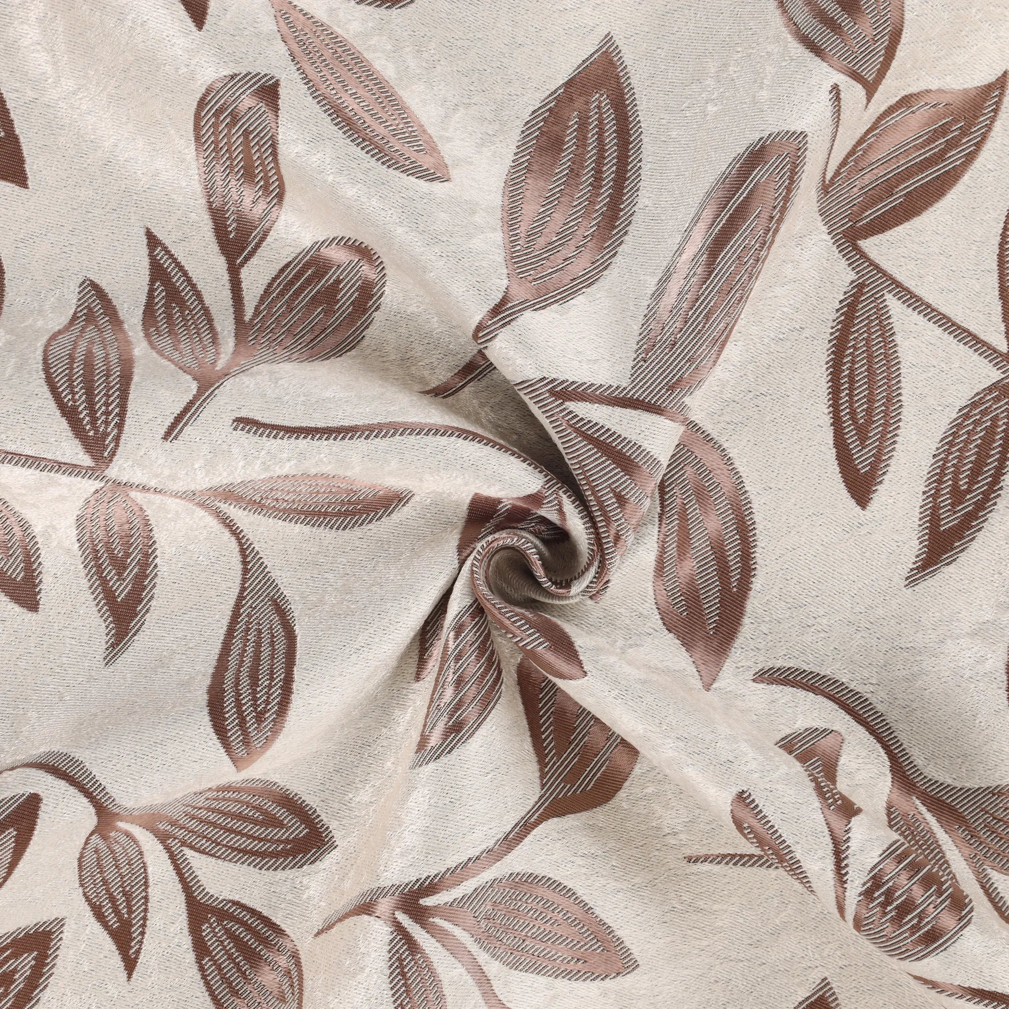 Leaves Machine Room Darkening Blackout Curtains, Set of 2