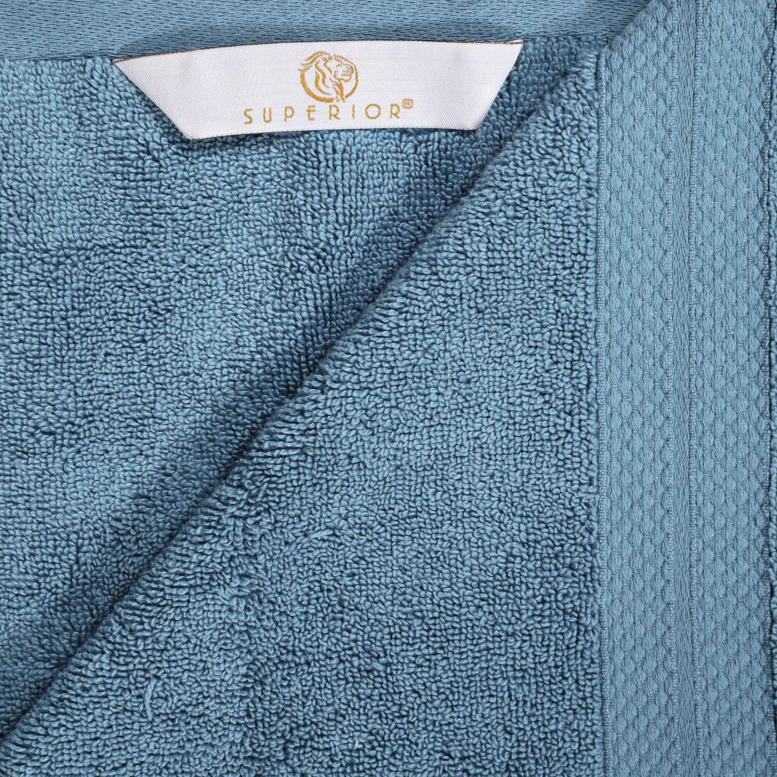 Turkish Cotton Solid 6 Piece Towel Set - Blue Nile Mills