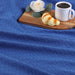 Cotton All Season Diamond Bed Blanket & Sofa Throw - Merrit Blue
