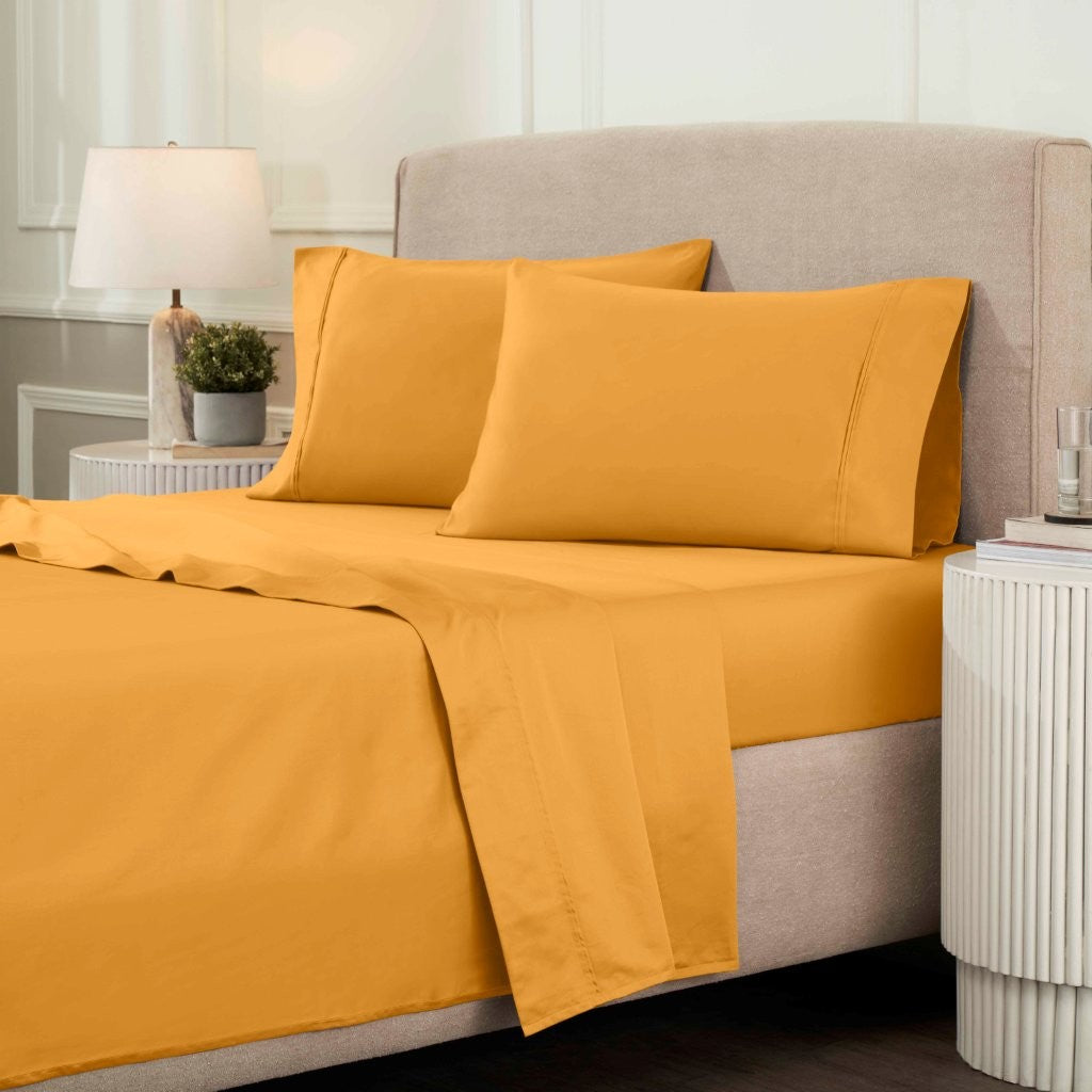 1200 Thread Count Egyptian Cotton Deep Pocket Sheet Set - Blue Nile Mills