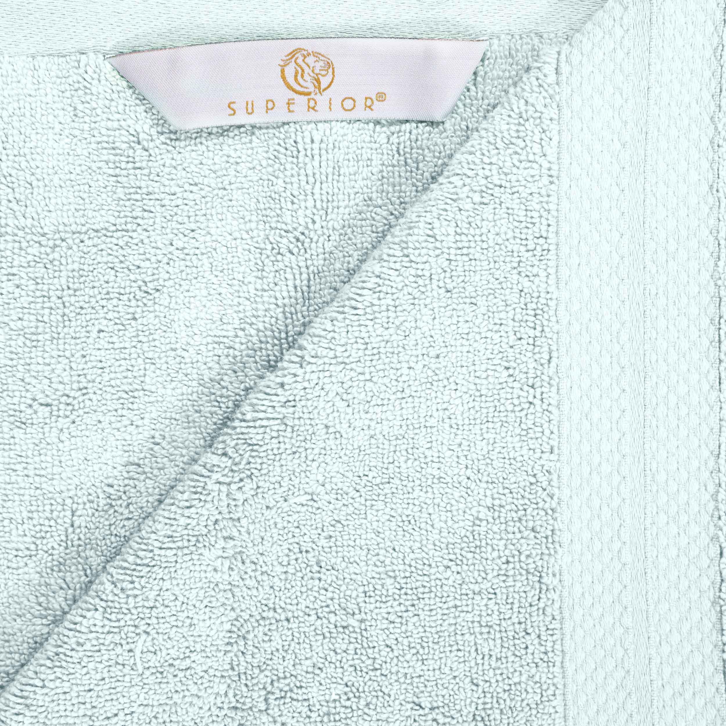 Aria Turkish Cotton Solid 10-Piece Heavyweight Towel Set - Blue Nile Mills