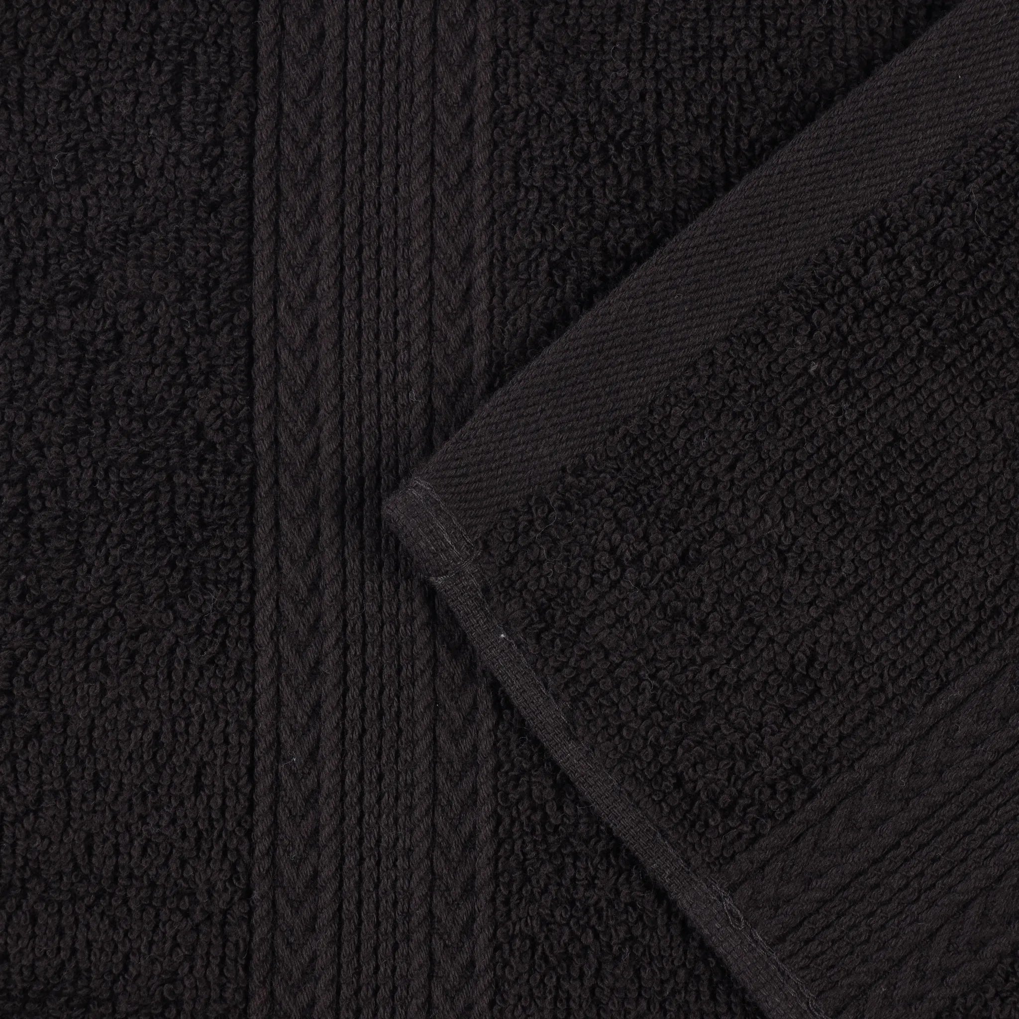 Cotton Eco-Friendly 12-Piece Solid Face Towel Set - Blue Nile Mills