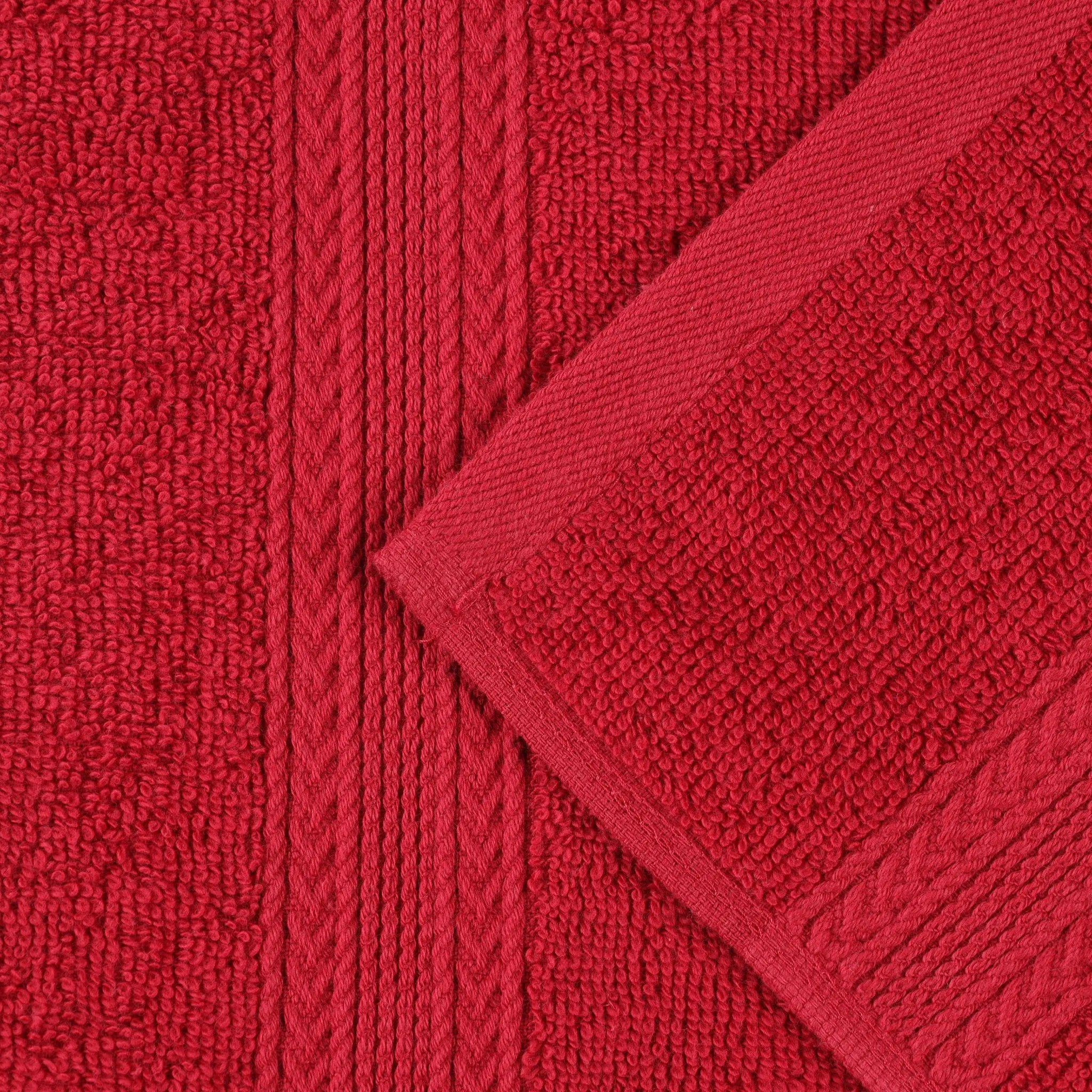 Cotton Eco-Friendly 12-Piece Solid Face Towel Set - Blue Nile Mills