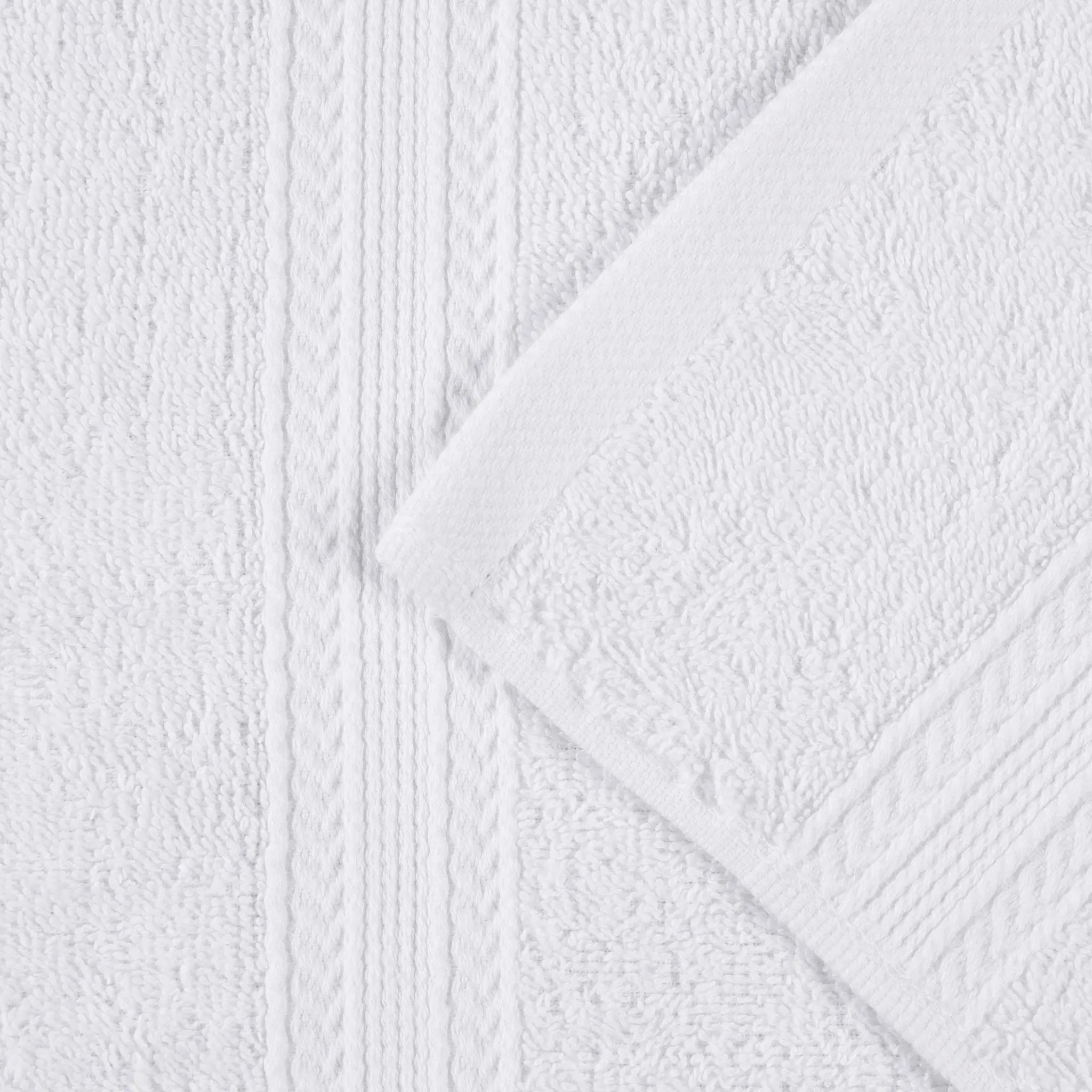 Cotton Eco-Friendly 12-Piece Solid Face Towel Set - Blue Nile Mills