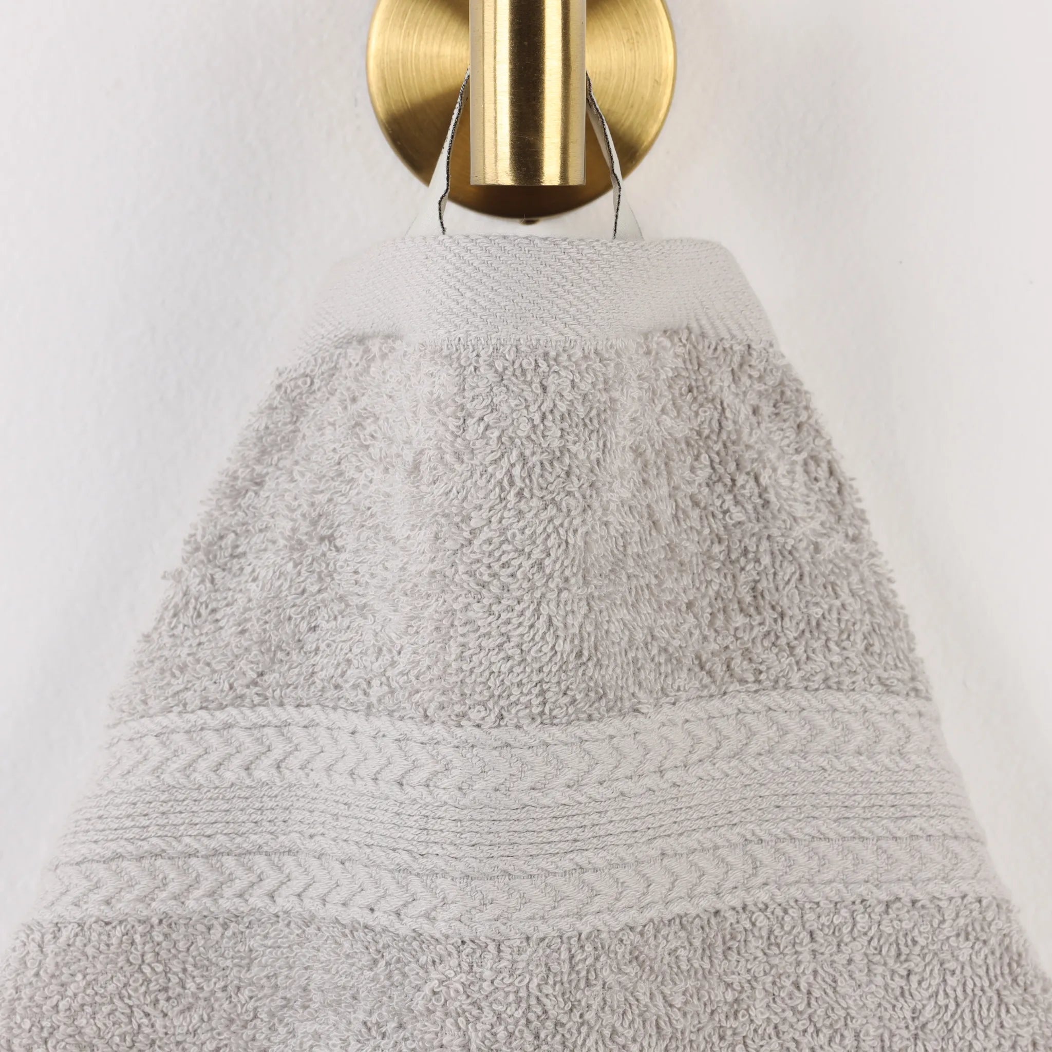 Cotton Eco-Friendly 12-Piece Solid Face Towel Set - Blue Nile Mills