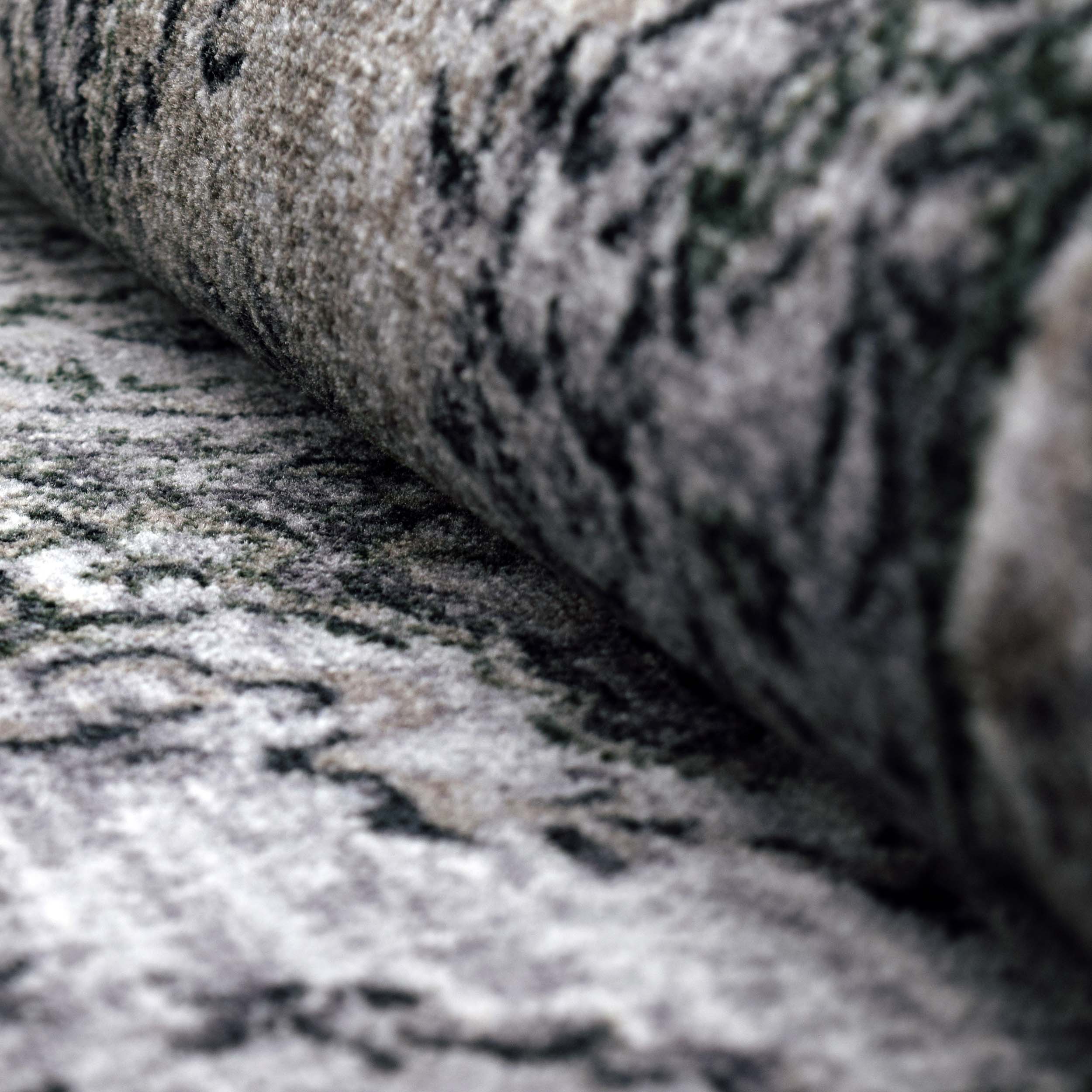 Eldwin Medallion Non-Slip Indoor Washable Area Rug - Blue Nile Mills