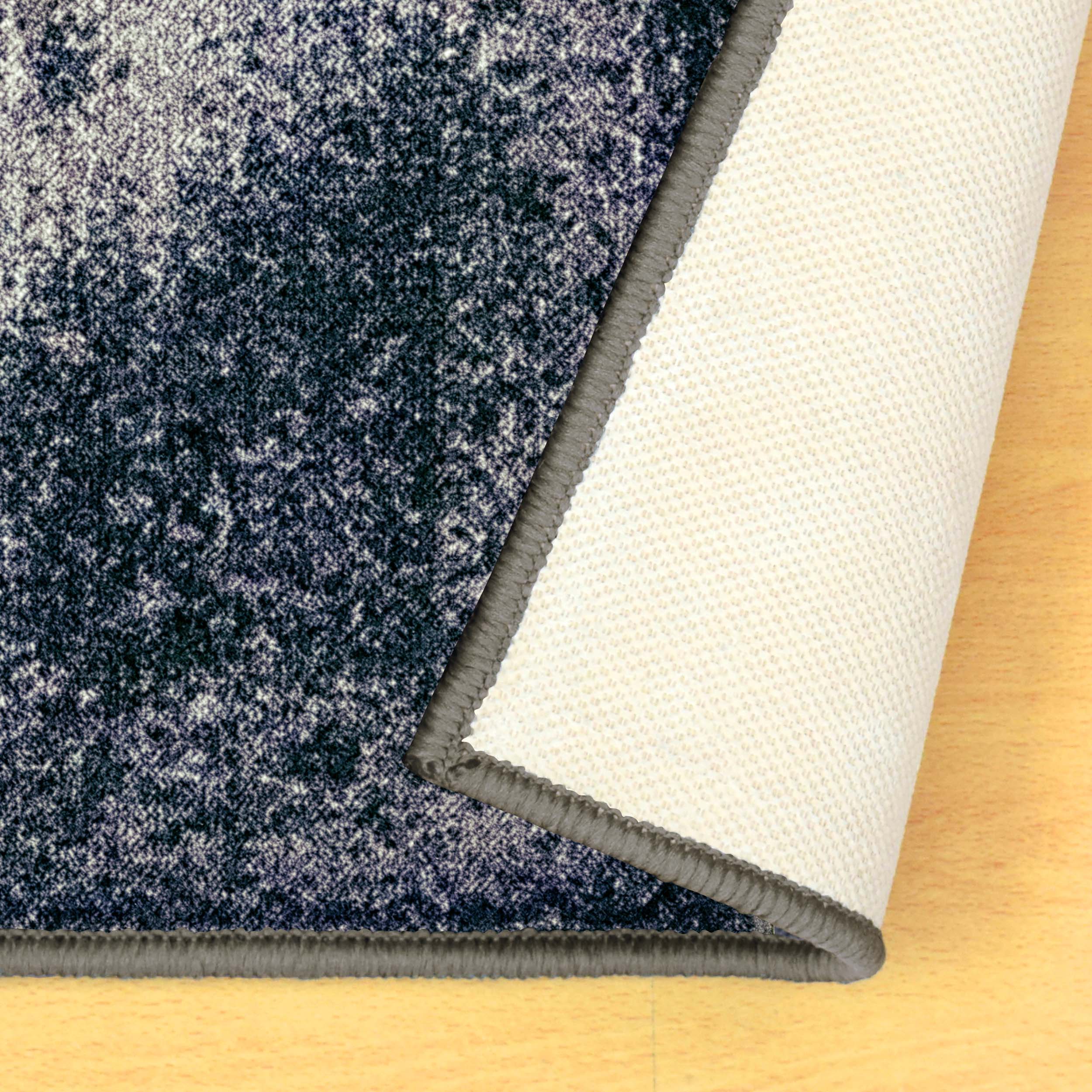 Eldwin Medallion Non-Slip Indoor Washable Area Rug - Blue Nile Mills