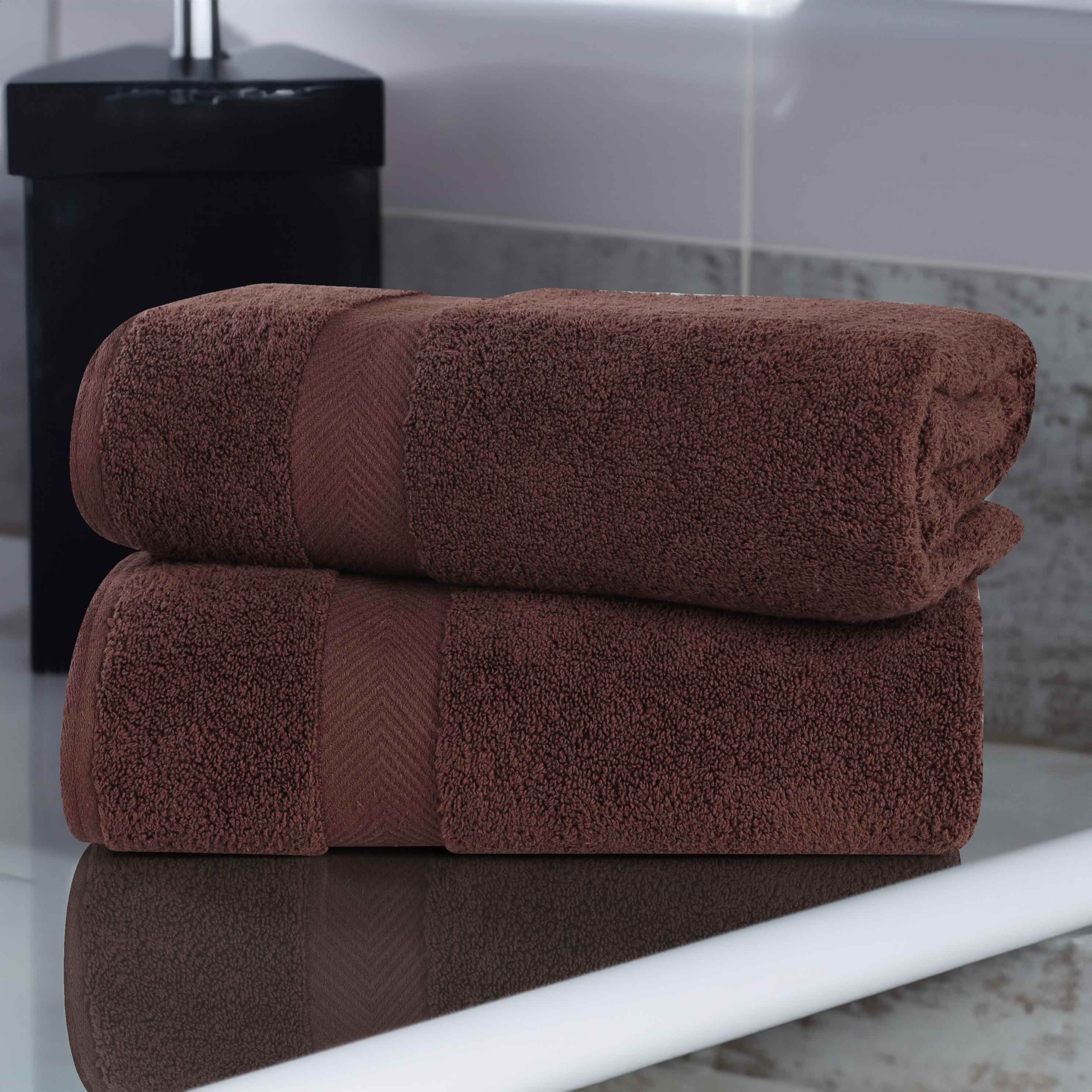 Cotton Zero Twist 2 Piece Bath Sheet Towel Set - Blue Nile Mills