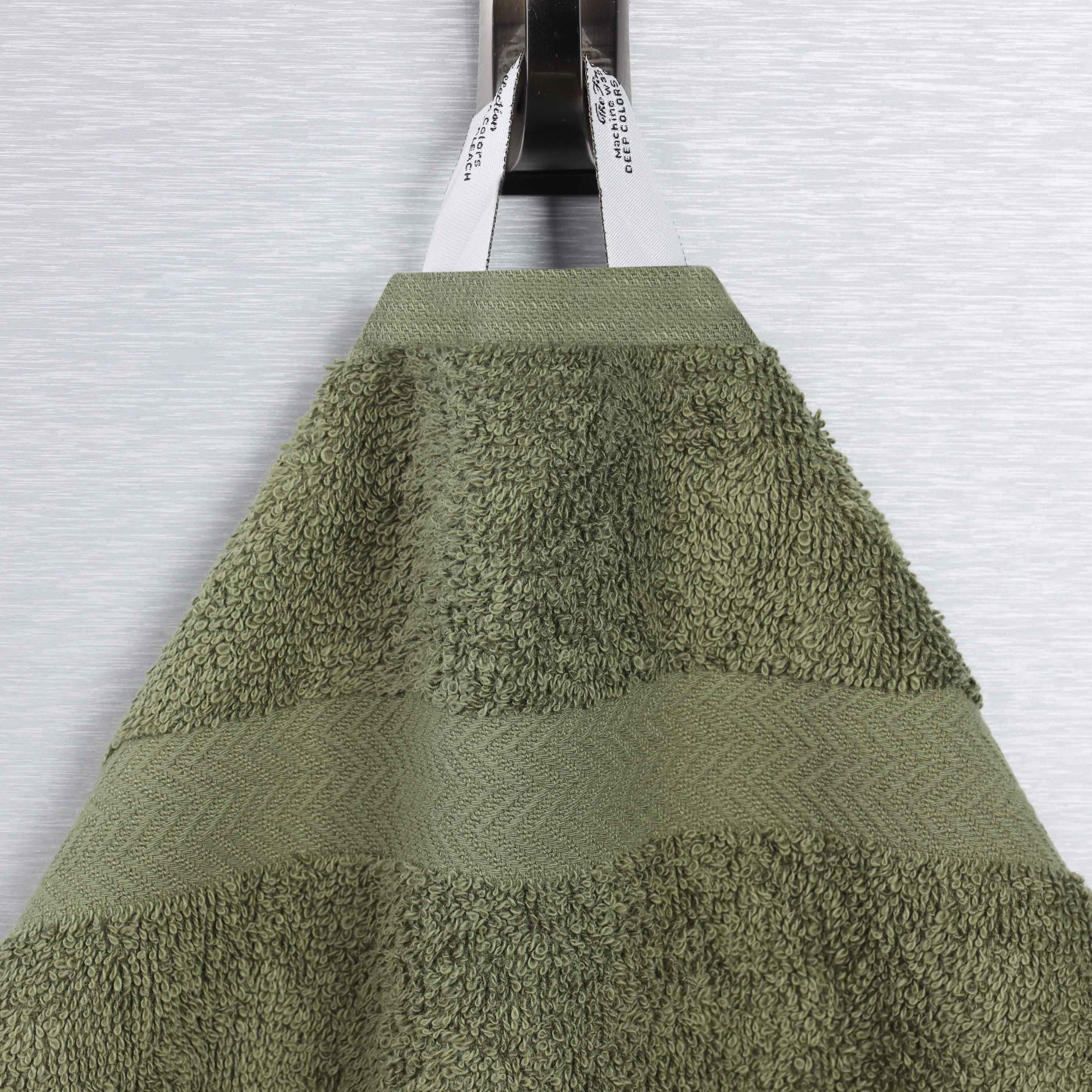 Franklin Cotton Eco Friendly 8 Piece Hand Towel Set - Blue Nile Mills