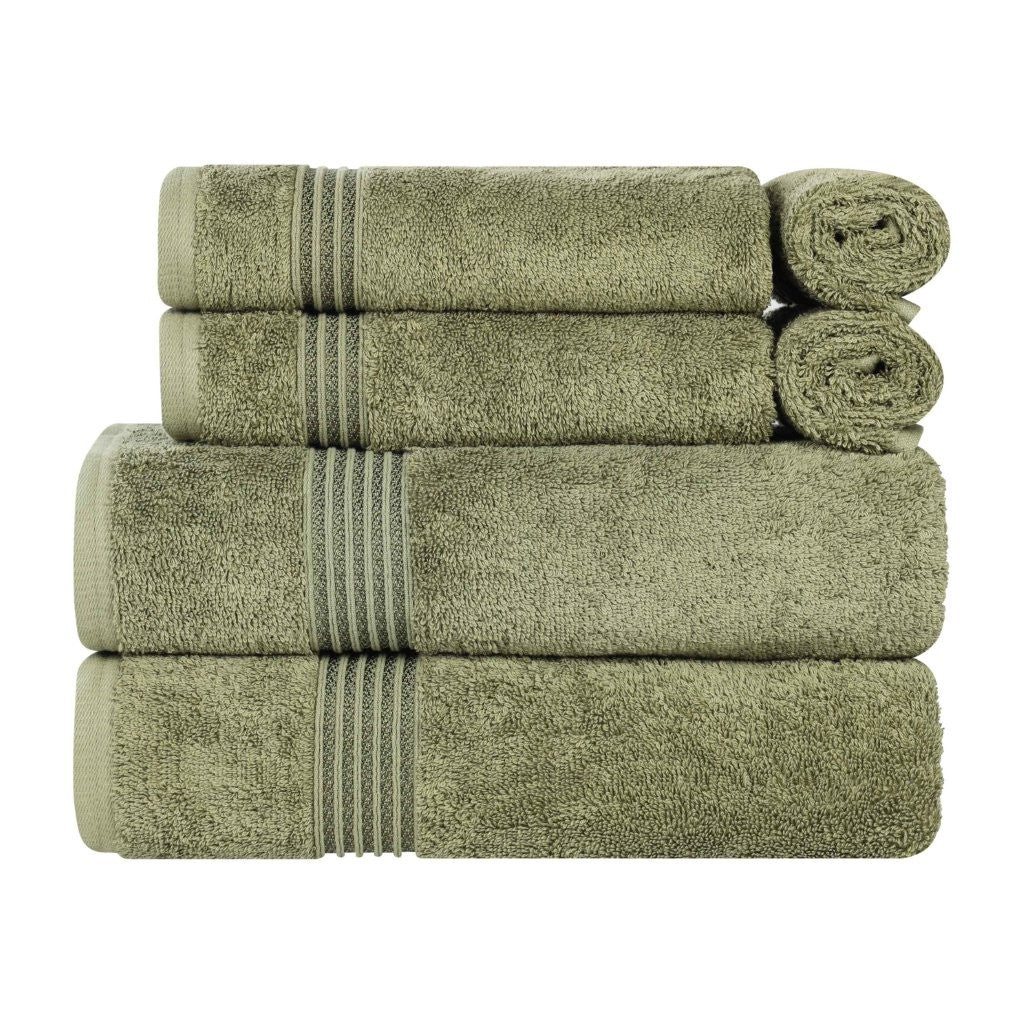 Heritage Egyptian Cotton 6 Piece Towel Set - Blue Nile Mills