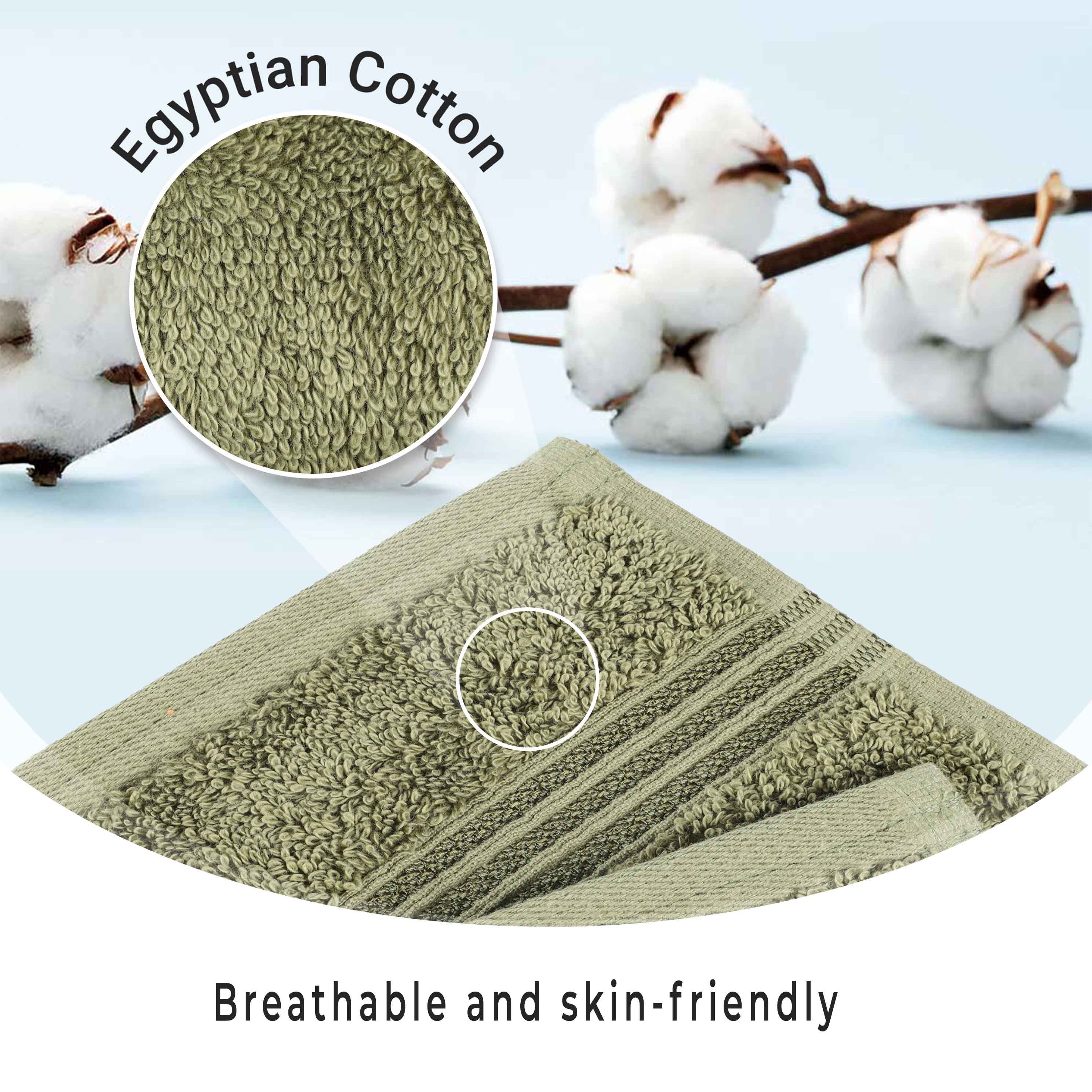 Heritage Egyptian Cotton 3 Piece Towel Set - Blue Nile Mills