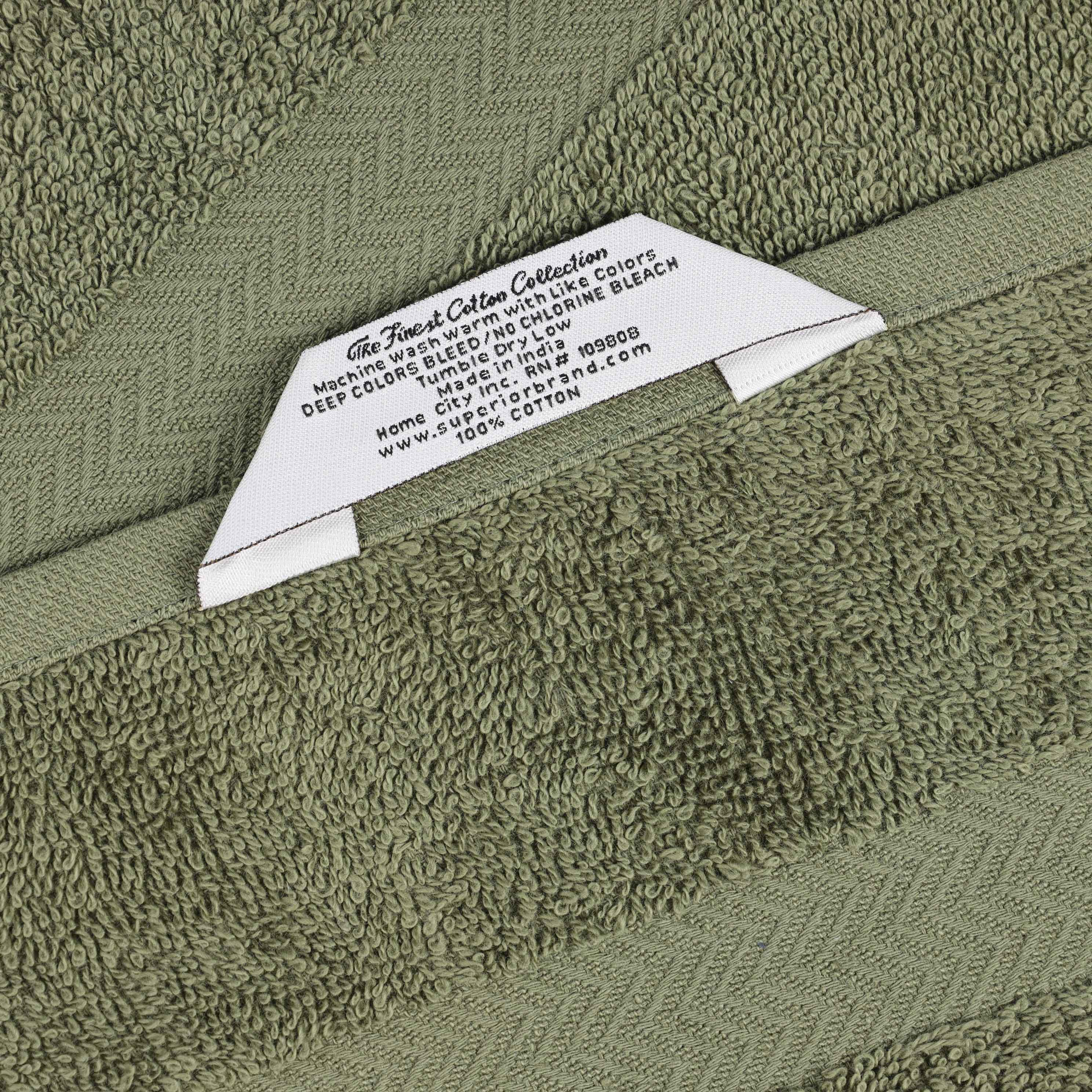 Franklin Cotton Eco Friendly 24 Piece Face Towel Set - Blue Nile Mills