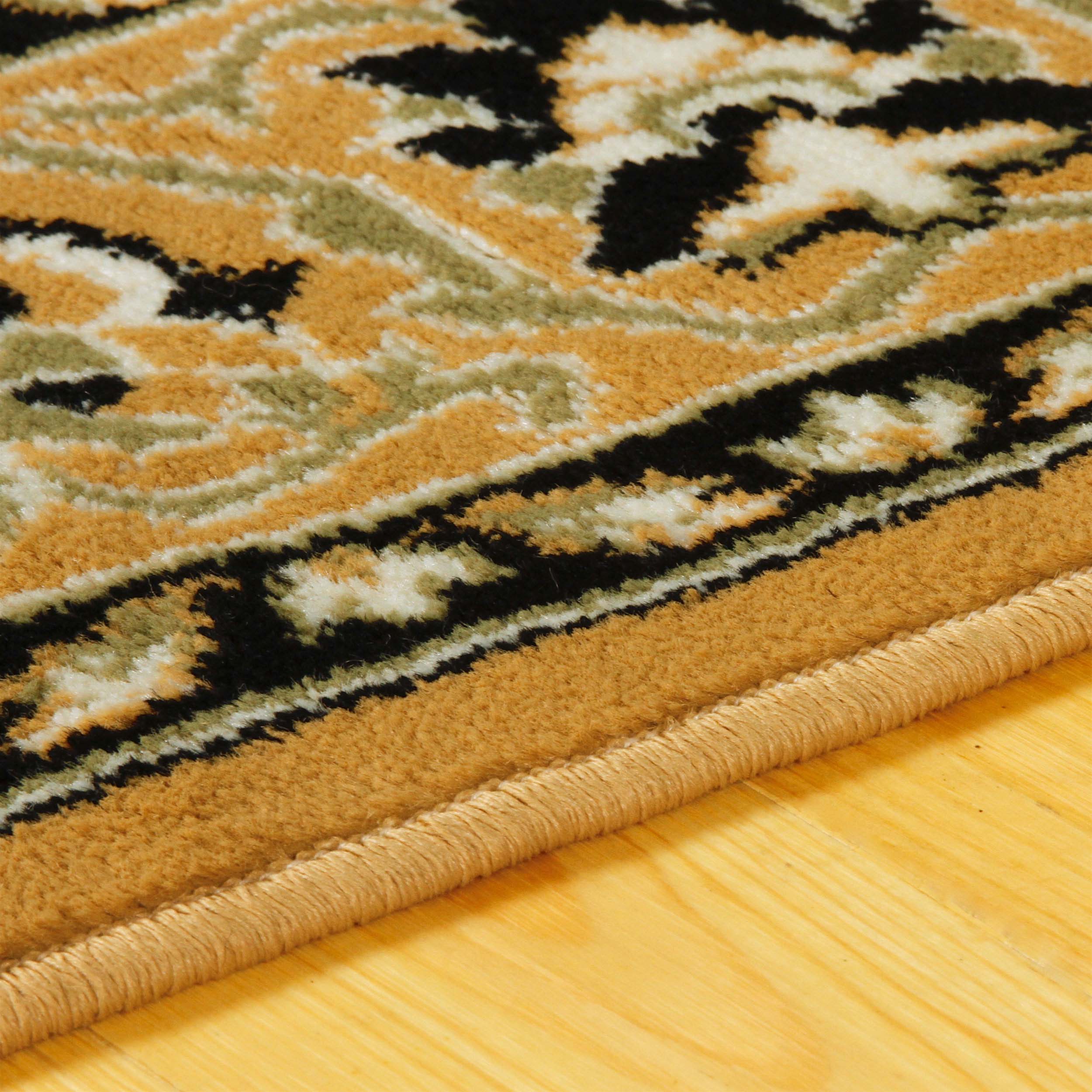 Glendale Traditional Floral Medallion Indoor Area Rug or Runner - Blue Nile Mills