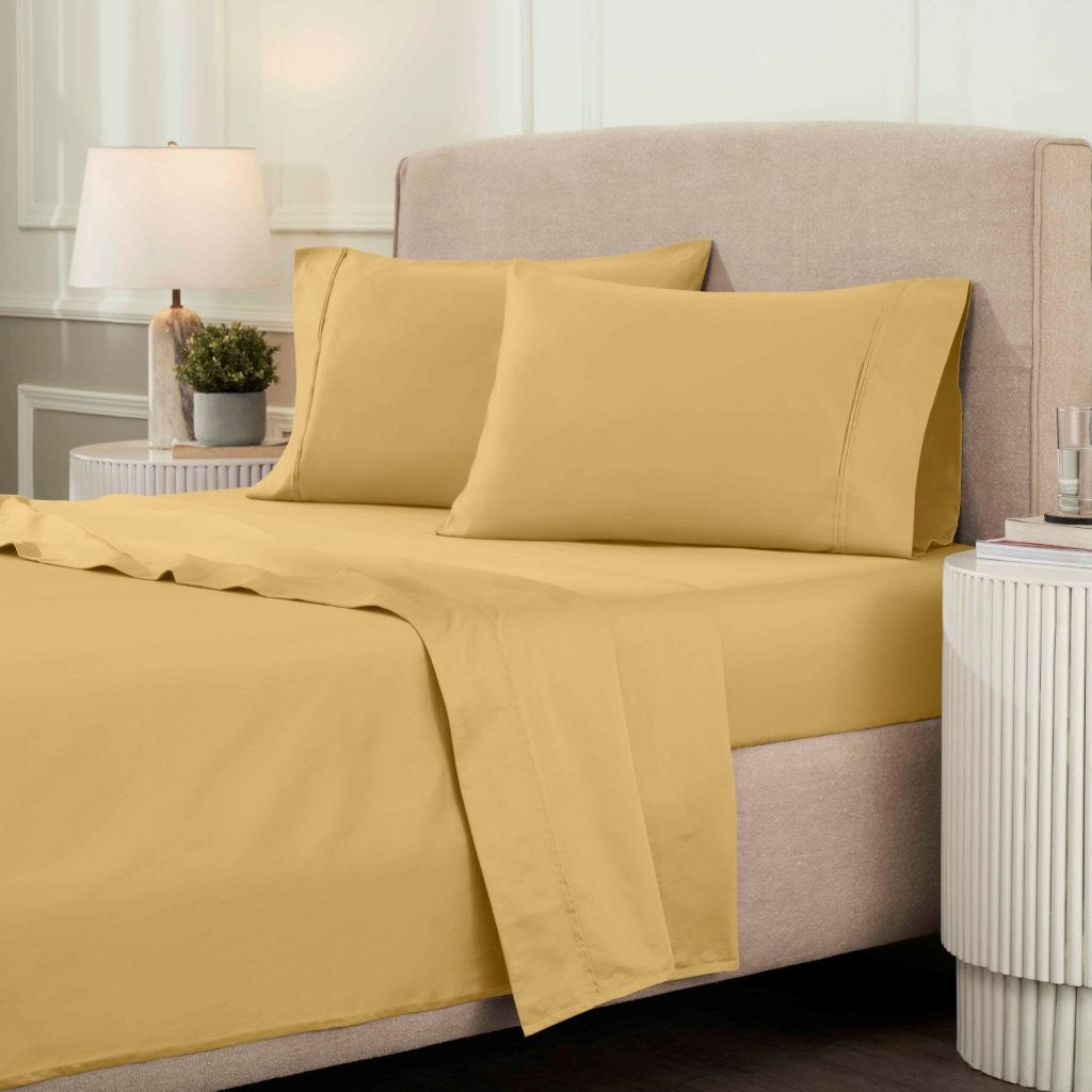 1200 Thread Count Egyptian Cotton Deep Pocket Sheet Set - Blue Nile Mills