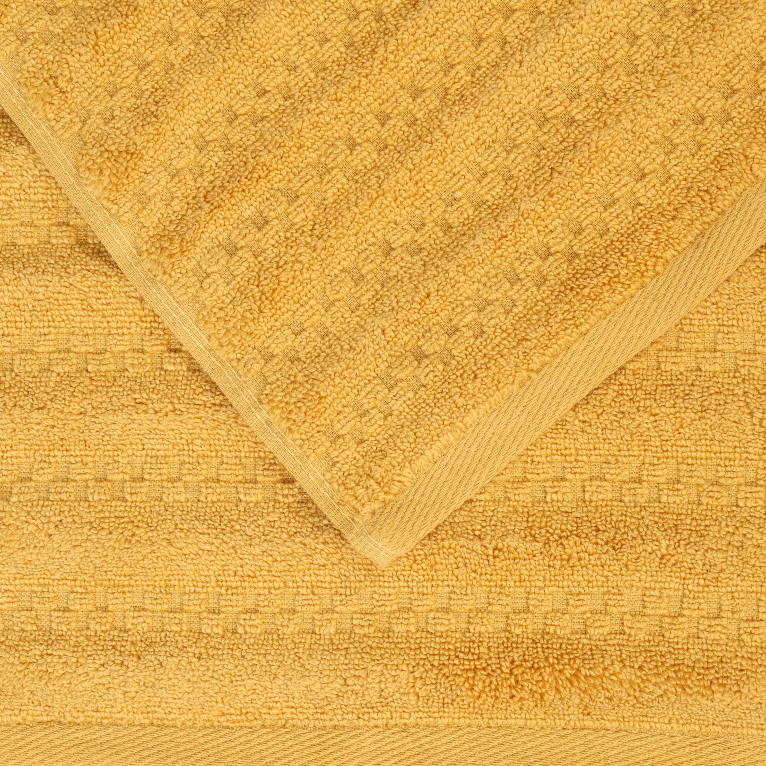 Zuma Zero Twist Cotton Medium Weight Soft Absorbent 9 Piece Towel Set - Blue Nile Mills