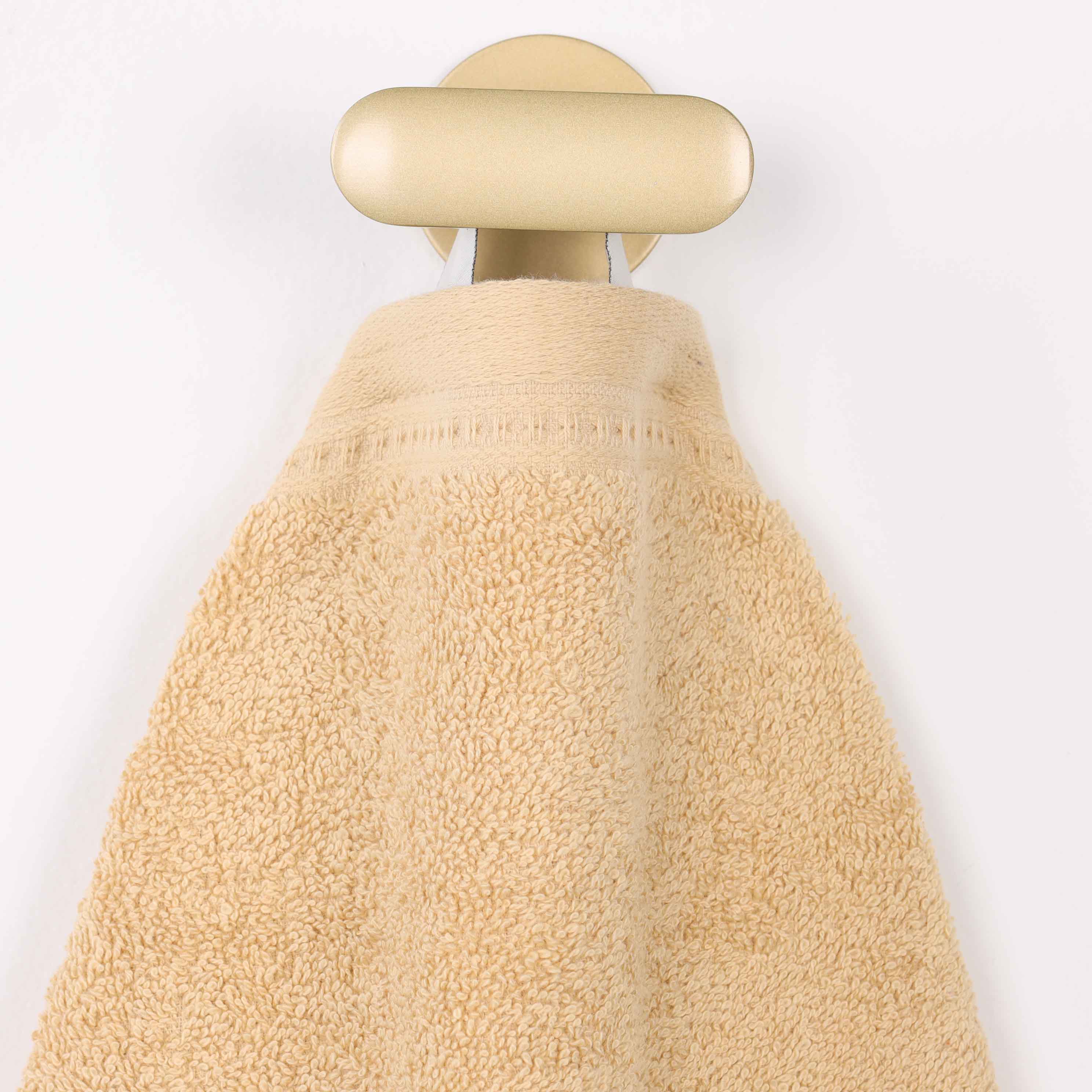 Honeycomb Textured Waffle Border Luxury Cotton Hand Towels, Set of 6 - Blue Nile Mills