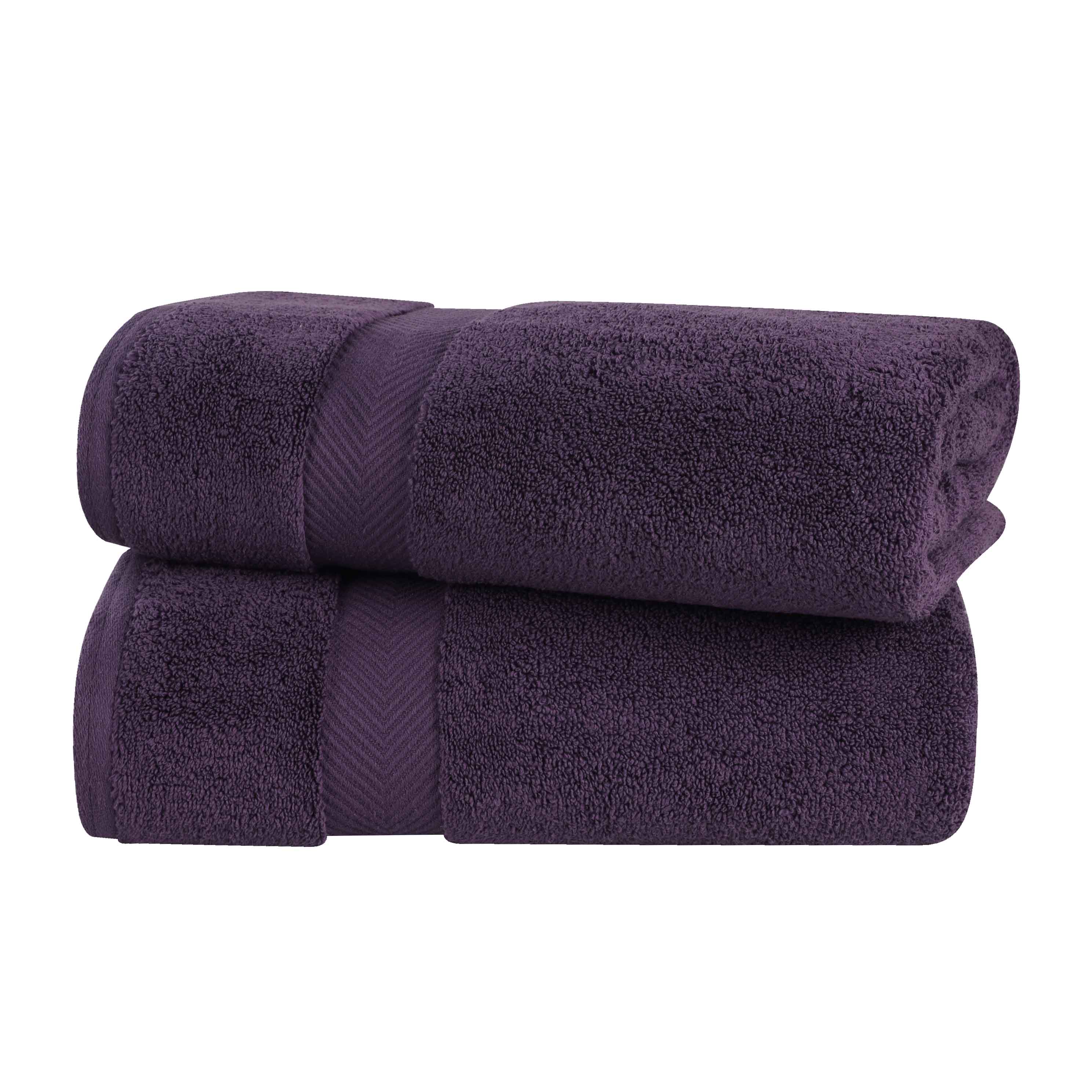 Cotton Zero Twist 2 Piece Bath Sheet Towel Set - Blue Nile Mills