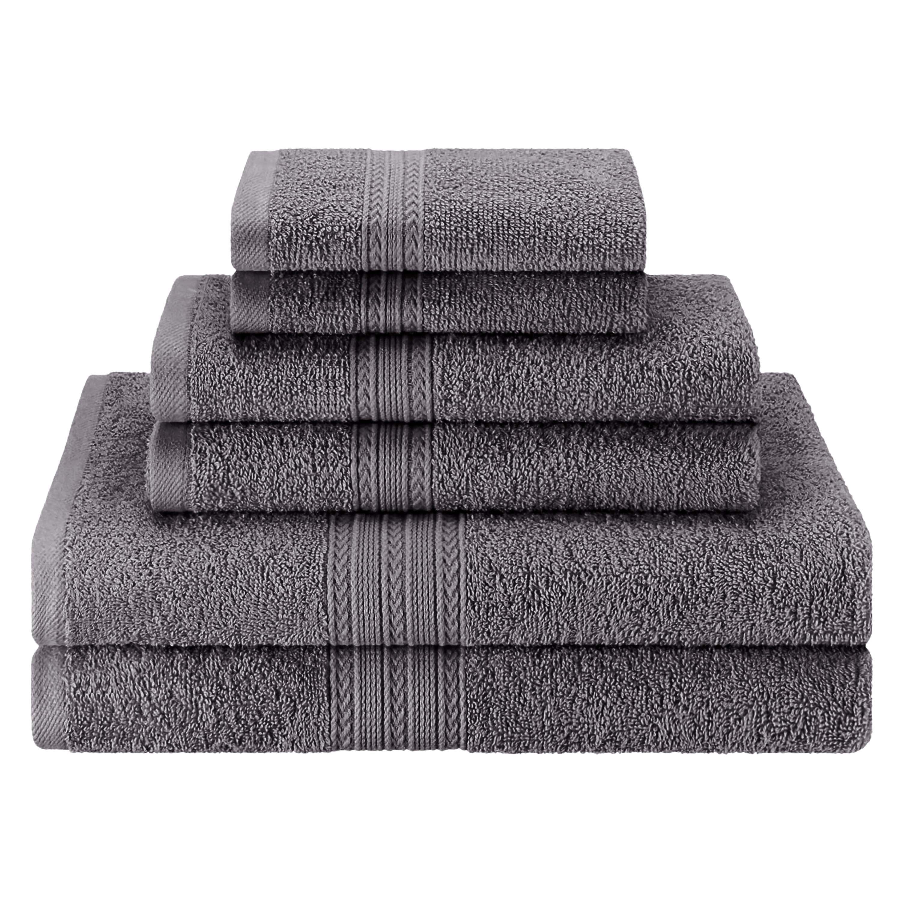 Eco-Friendly Cotton Ring Spun 6 Piece Towel Set - Blue Nile Mills