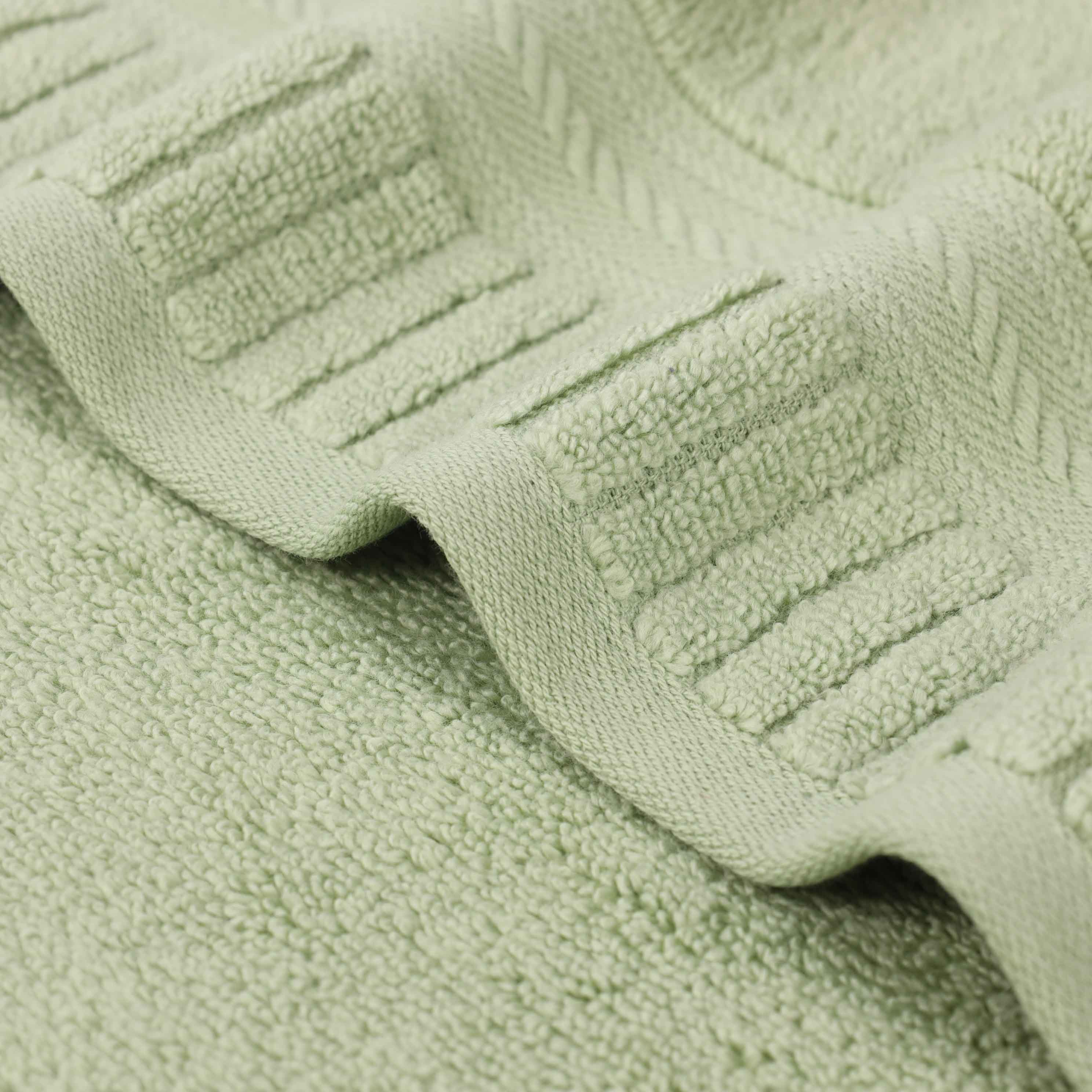 Venice Zero Twist Cotton Medium Weight Absorbent 3 Piece Towel Set - Blue Nile Mills