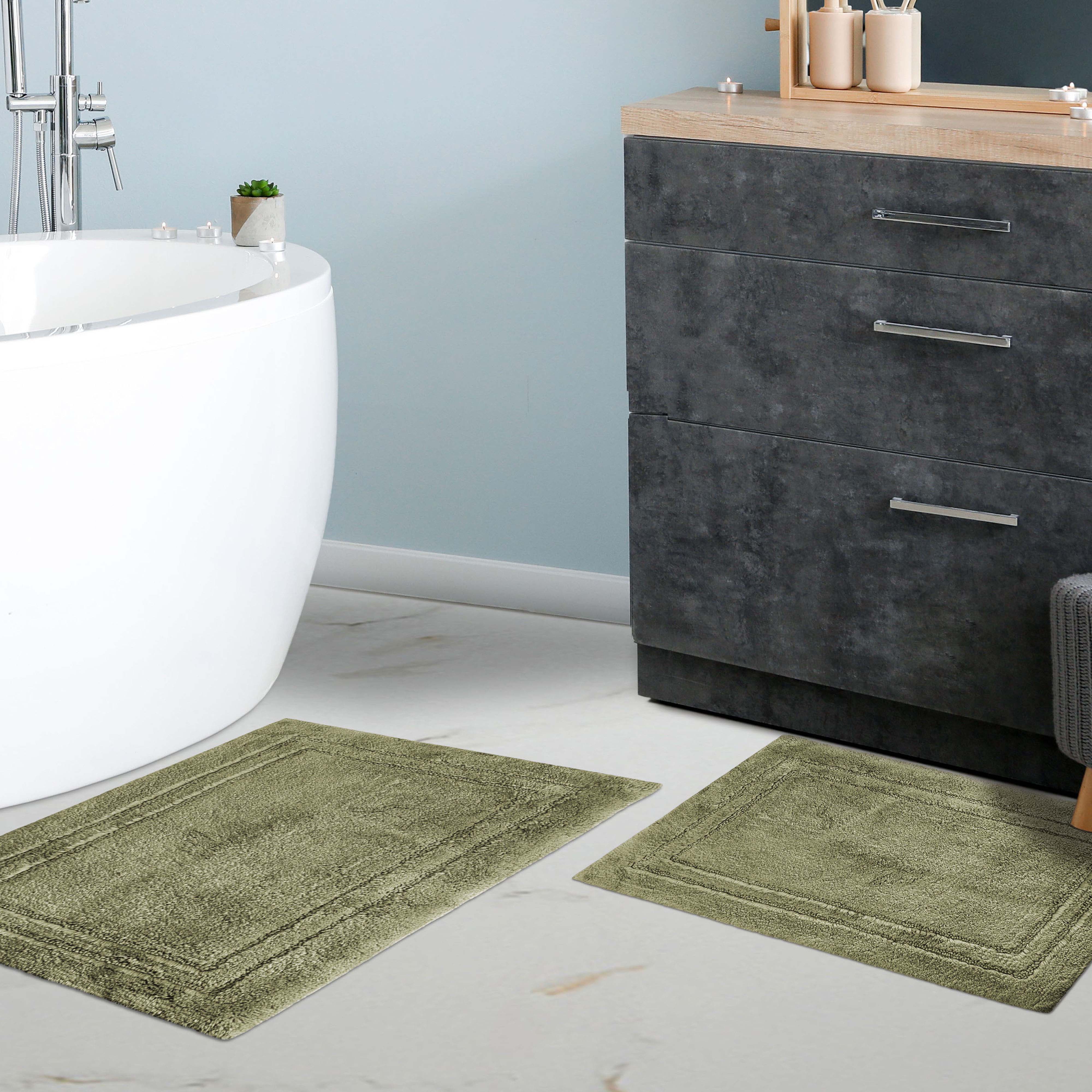 Cotton Non Slip 2 Piece Bath Rug Set - Blue Nile Mills