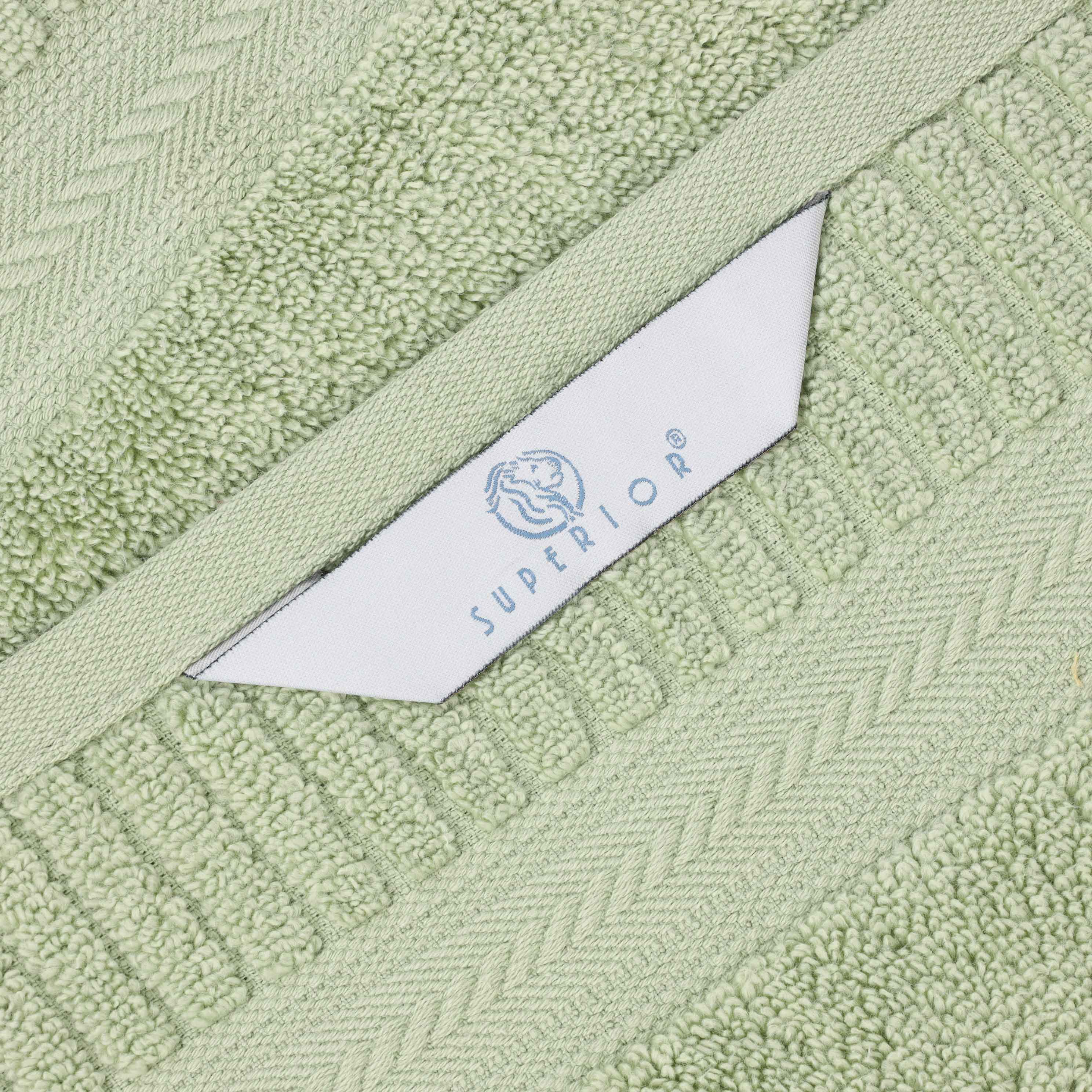 Venice Zero Twist Cotton Medium Weight Face Towels, Set of 12 - Blue Nile Mills