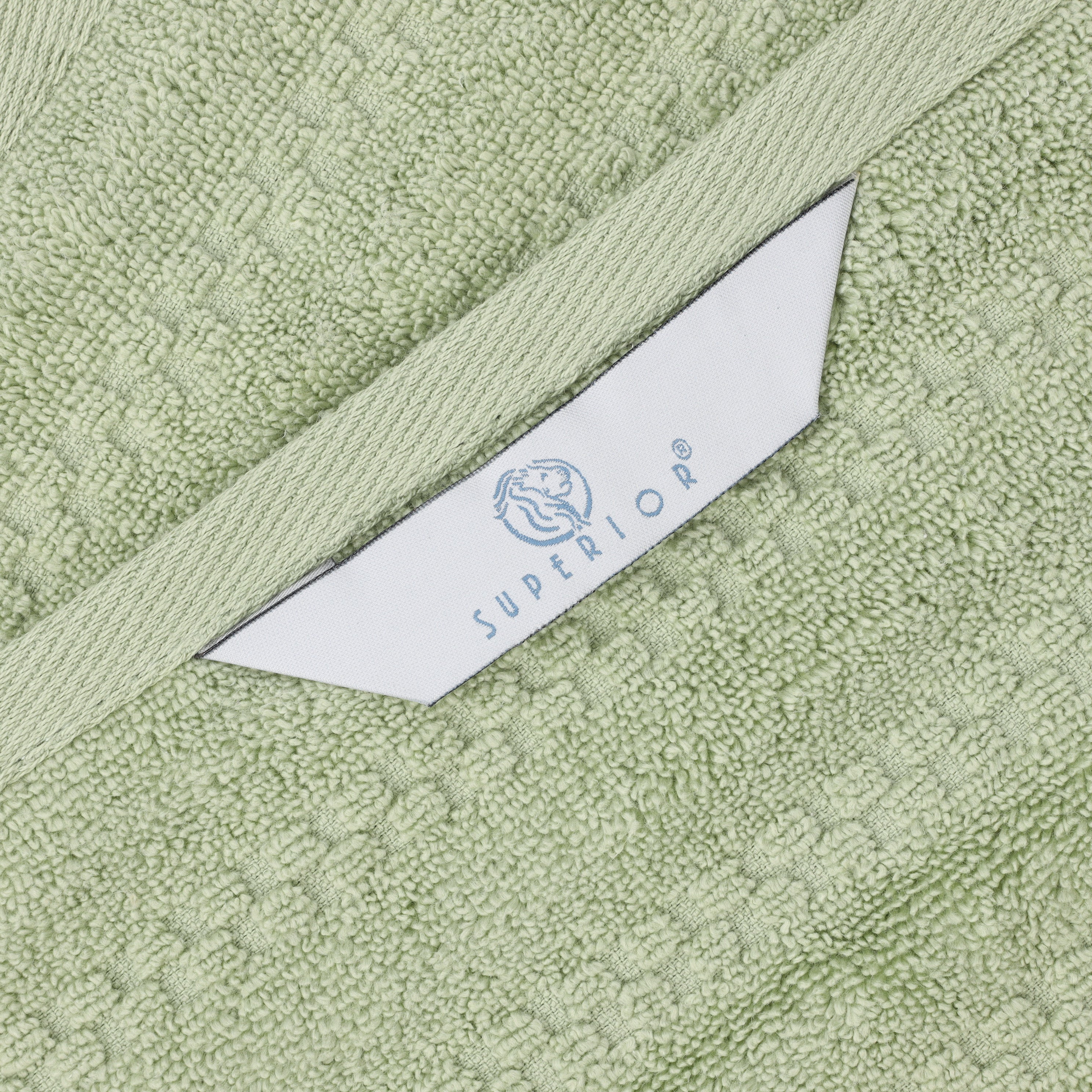 Zuma Zero Twist Cotton Medium Weight Soft Absorbent 9 Piece Towel Set - Blue Nile Mills