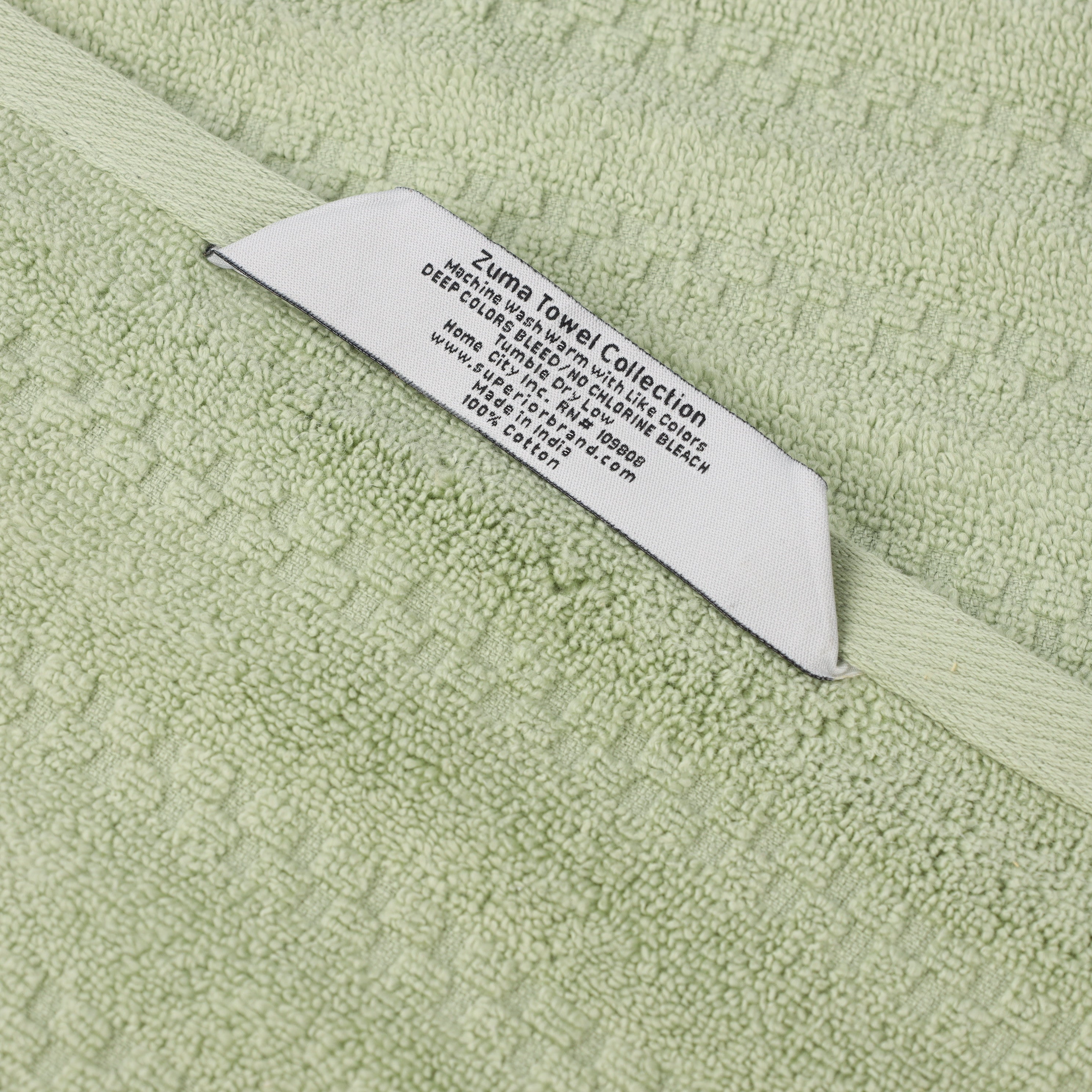 Zuma Zero Twist Cotton Medium Weight Absorbent Bath Sheets, Set of 2 - Blue Nile Mills